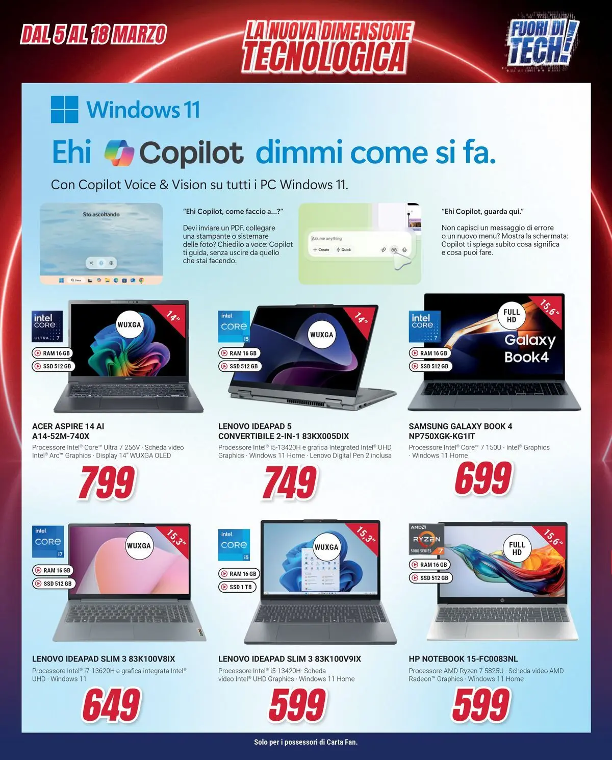 ﻿Trony volantino dal ﻿04/03/2026﻿ > ﻿Anteprima | Pagina: 29 | Prodotti: Notebook, Samsung Galaxy, PC, Samsung
