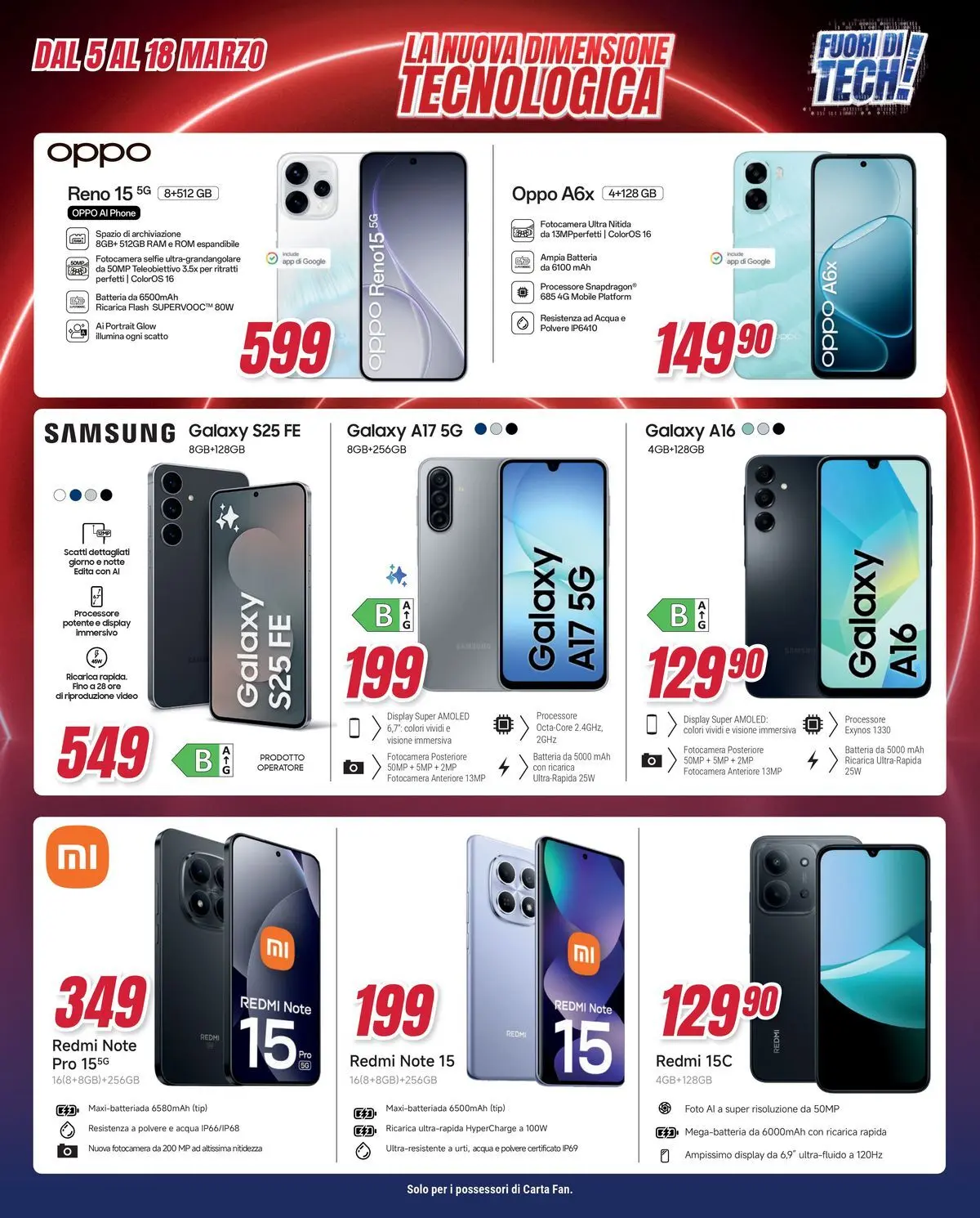 ﻿Trony volantino dal ﻿04/03/2026﻿ > ﻿Anteprima | Pagina: 34 | Prodotti: Mobile, Fotocamera, Batteria, Samsung