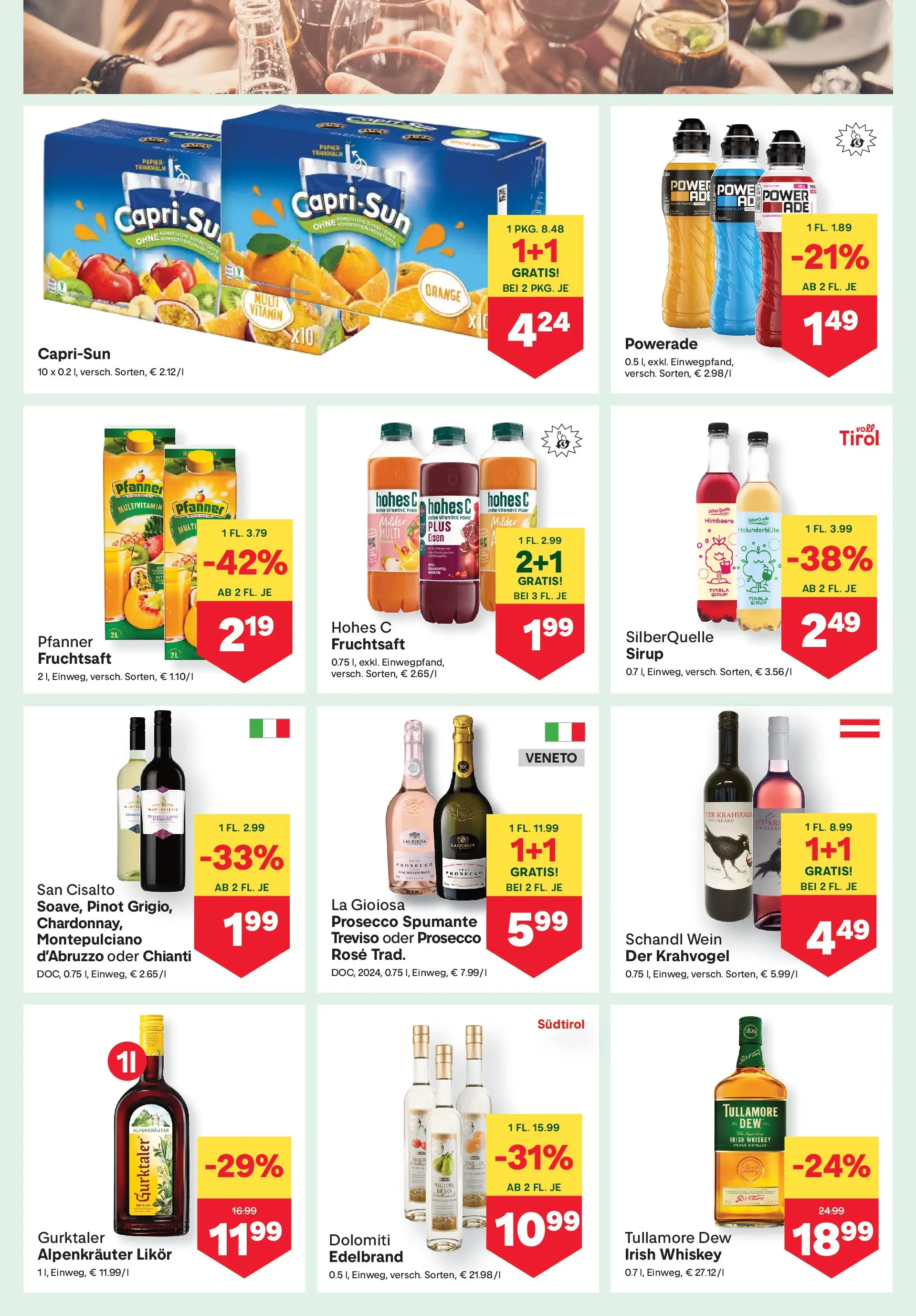 MPREIS Pfunds von 12.03.2026 - Aktuelle Angebote | Seite: 10 | Produkte: Whiskey, Himbeere, Wein, Papier blanc