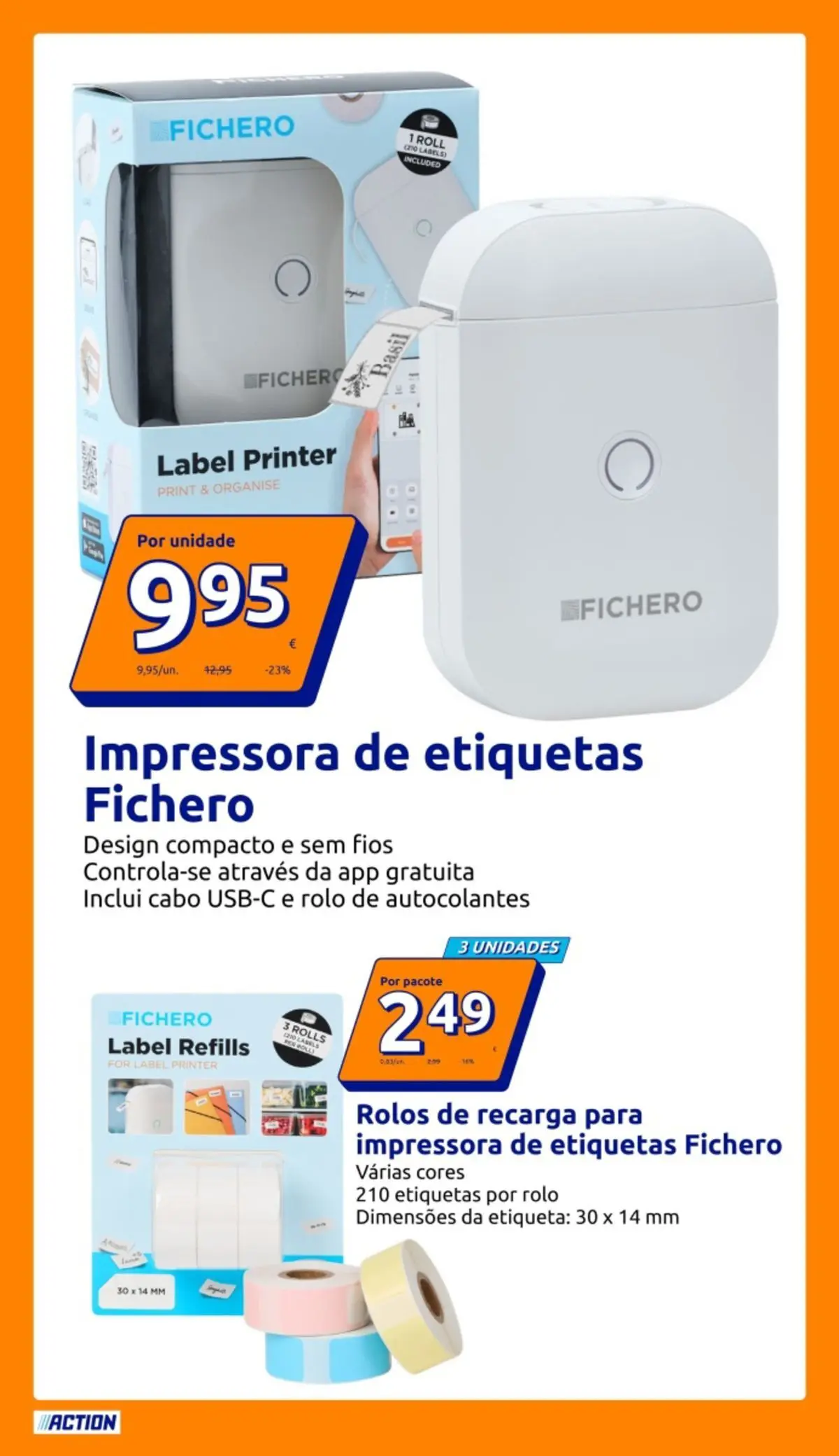 Action - Preços extremamente baixos » de 01/03/2026 - 31/03/2026 | Página: 11 | Produtos: Impressora, Cabo