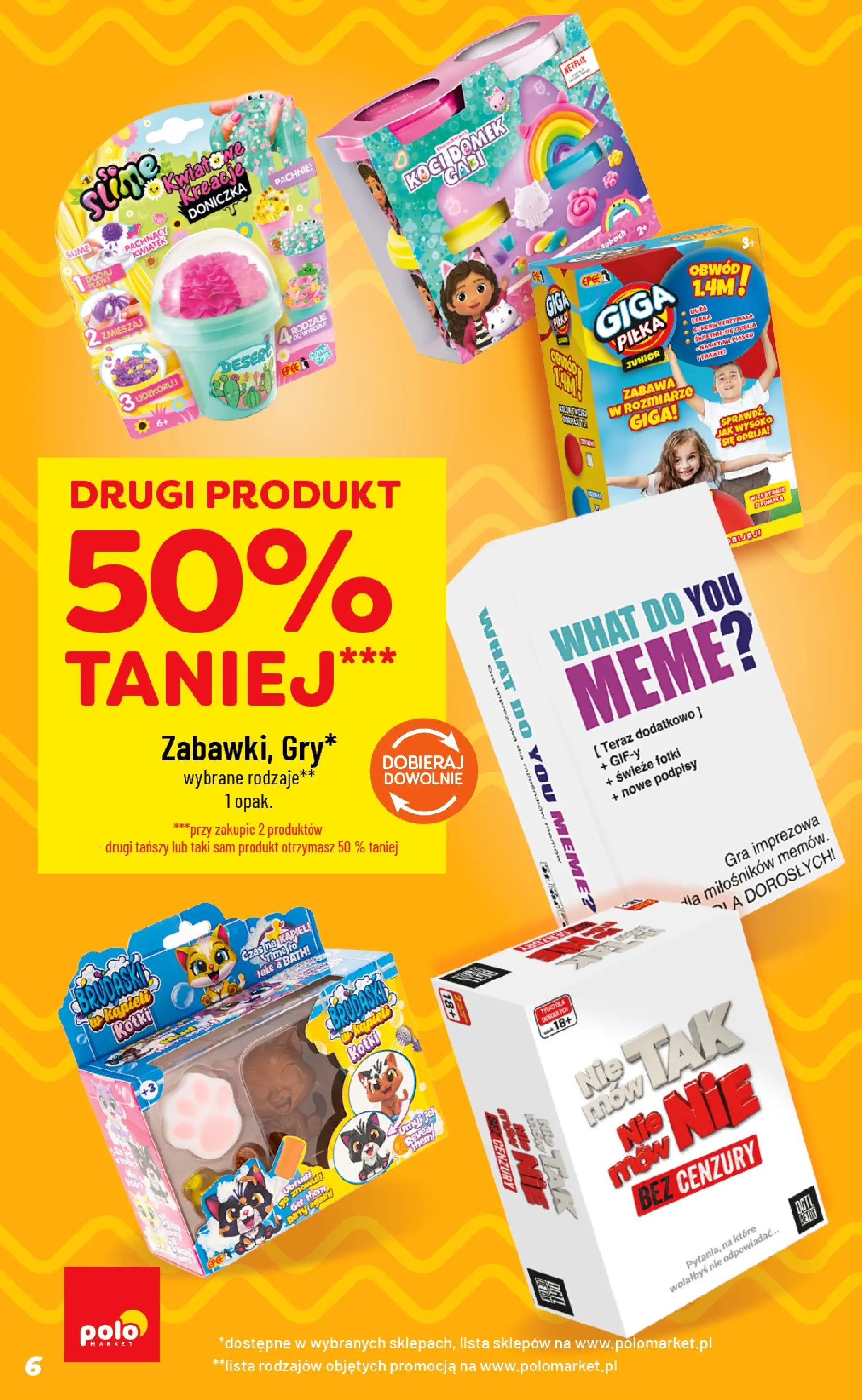Nowa POLOmarket gazetka od jutra 04.03.2026 (PDF) | Strona: 6 | Produkty: Gra, Doniczka