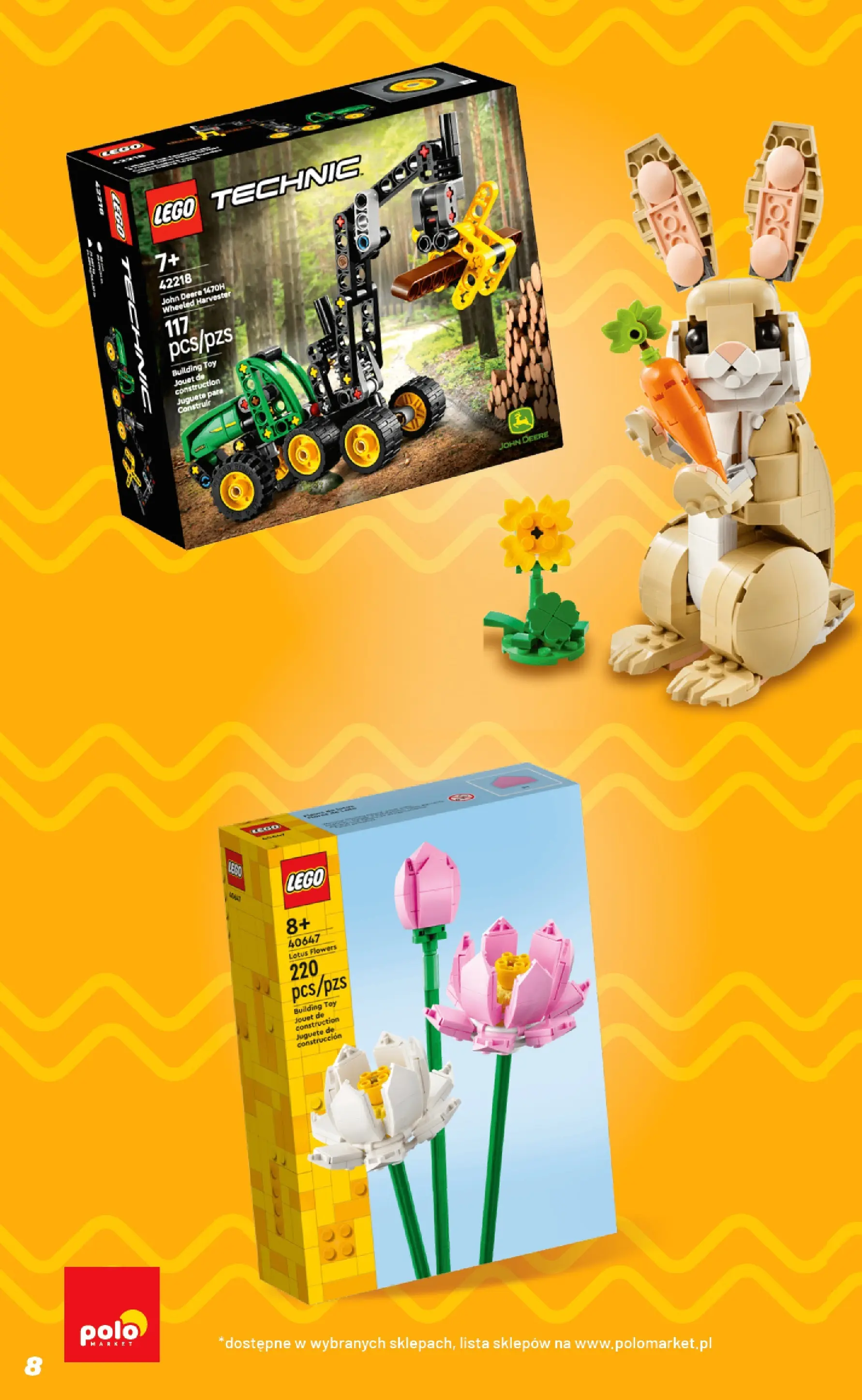 Nowa POLOmarket gazetka od jutra 04.03.2026 (PDF) | Strona: 8 | Produkty: Lego