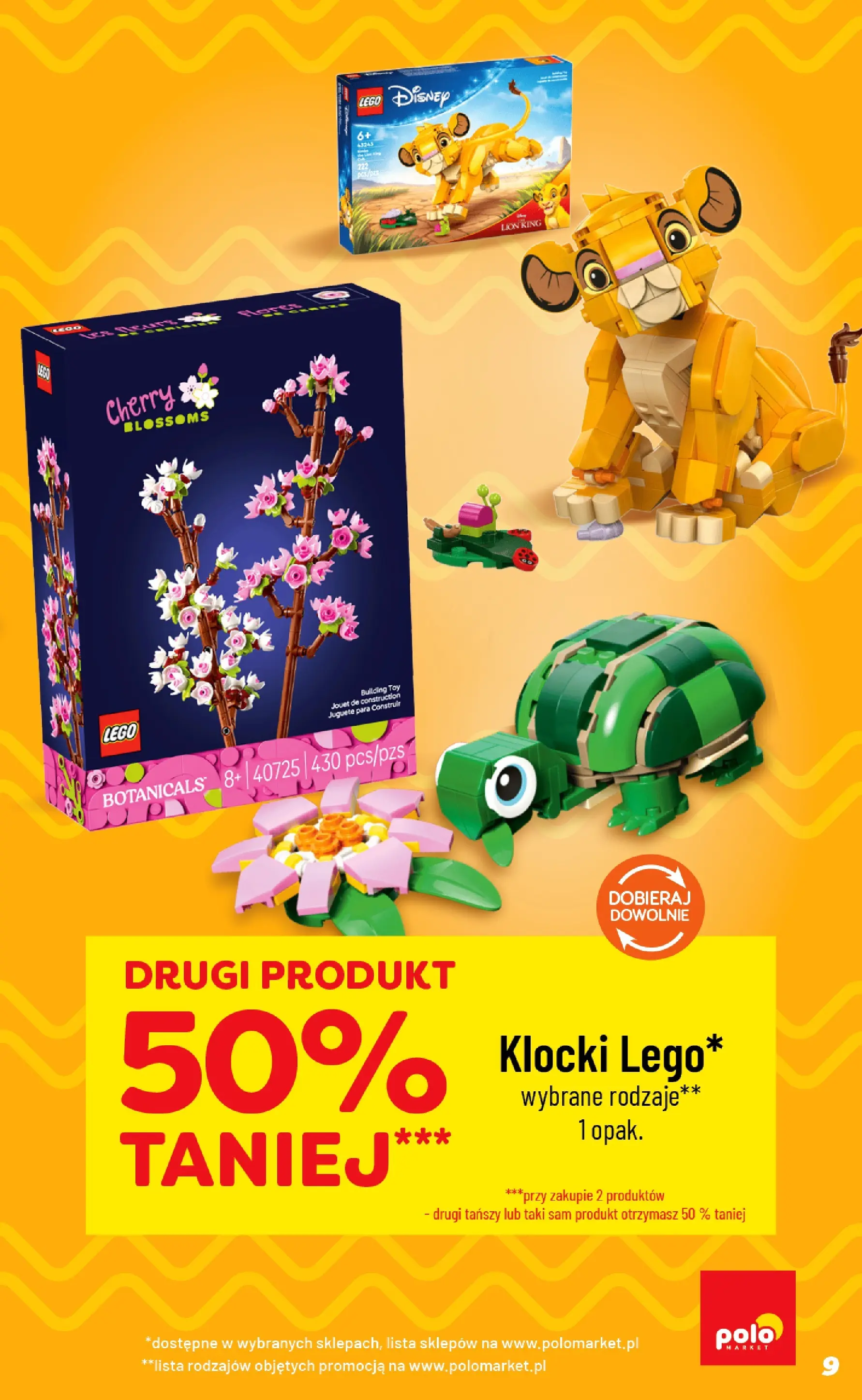 Nowa POLOmarket gazetka od jutra 04.03.2026 (PDF) | Strona: 9 | Produkty: Lego