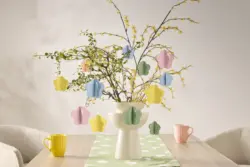 12 Blumen Papieranh&auml;nger