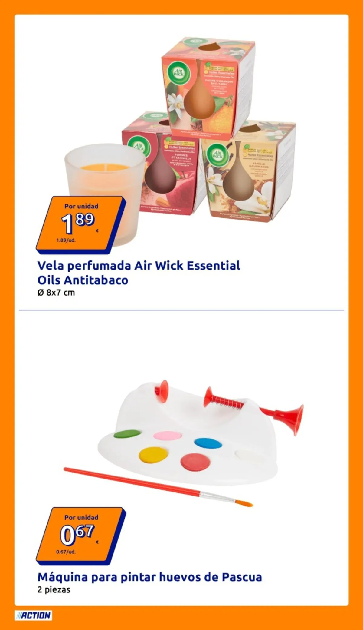 Action folleto 04/03/2026 - 10/03/2026 | Página: 2 | Productos: Huevos, Vela