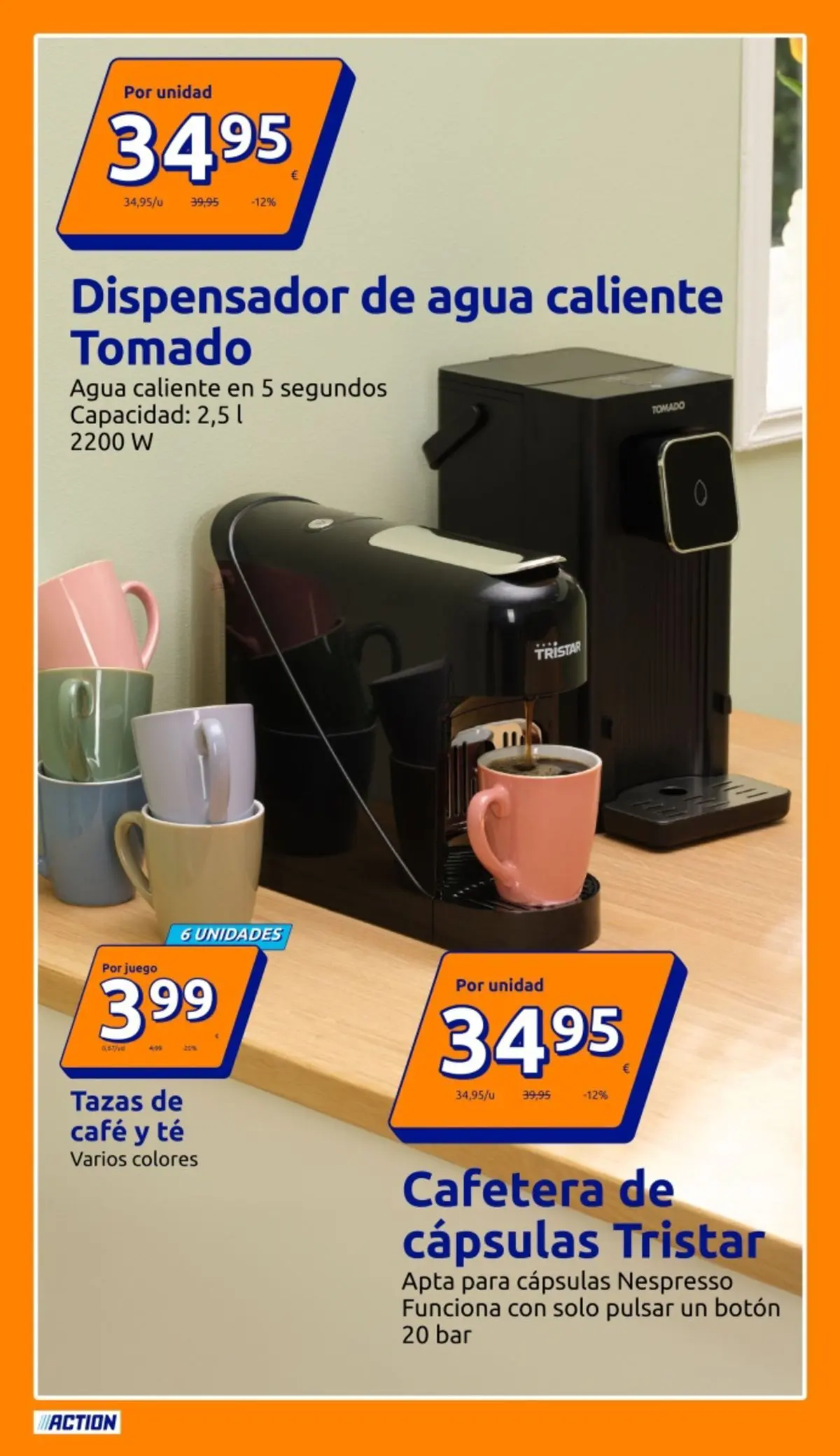 Action folleto 04/03/2026 - 10/03/2026 | Página: 13 | Productos: Café, Té, Dispensador, Cafetera