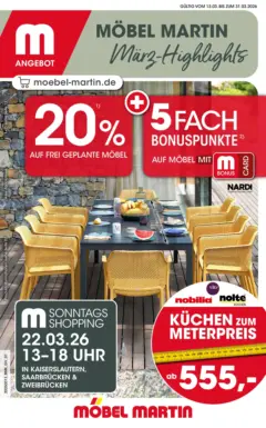 Möbel Martin - Möbel Martin: Wochenangebote ab 12.03.2026 gültig