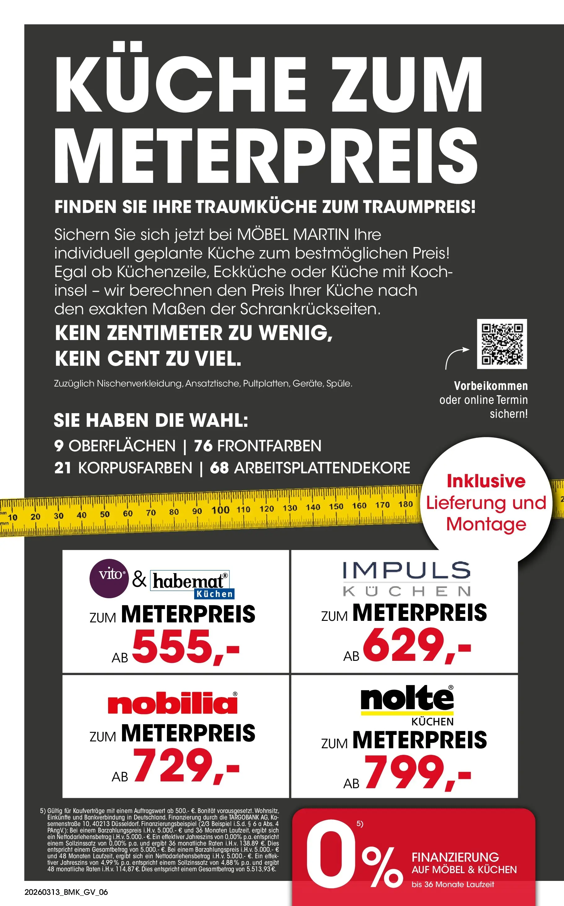 Möbel Martin März Highlights (ab 13.03.2026) zum Blättern | Seite: 6 | Produkte: Küche, Kuchen