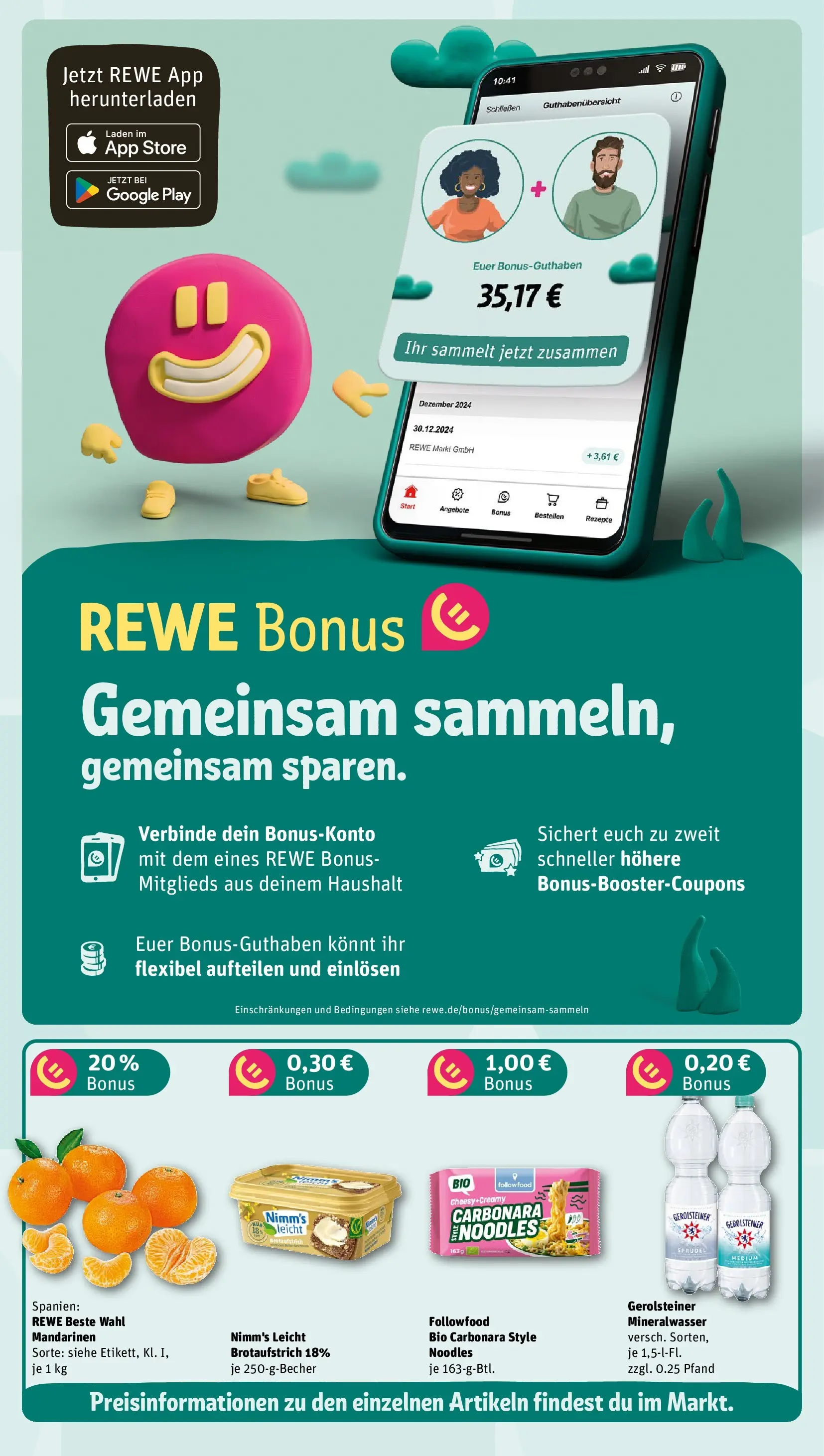 REWE Prospekt ab 09.03.2026 zum Blättern » Angebote | Seite: 3 | Produkte: Mandarinen, Mineralwasser, Gerolsteiner