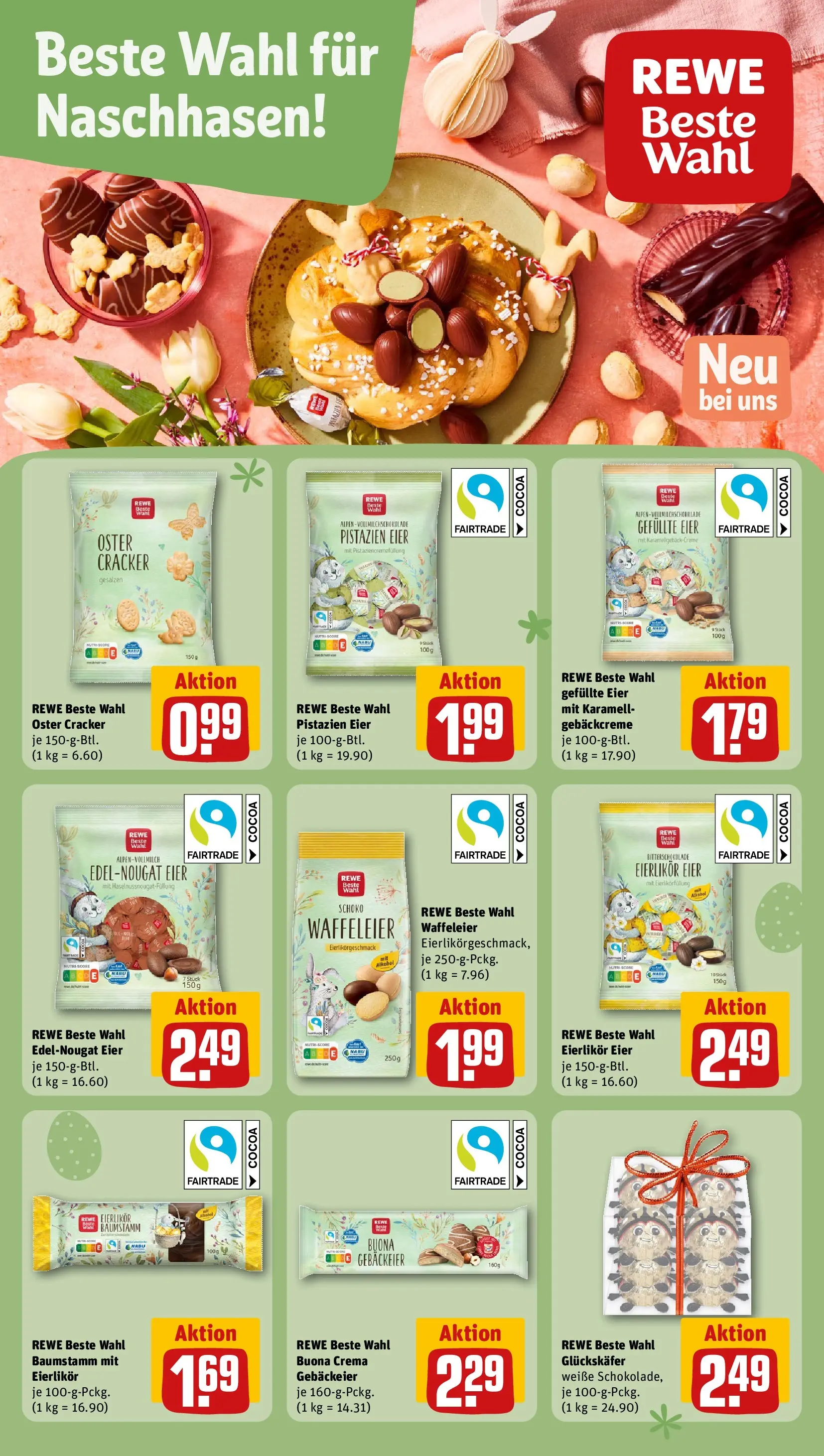 REWE Prospekt ab 09.03.2026 zum Blättern » Angebote | Seite: 18 | Produkte: Eier, Pistazien