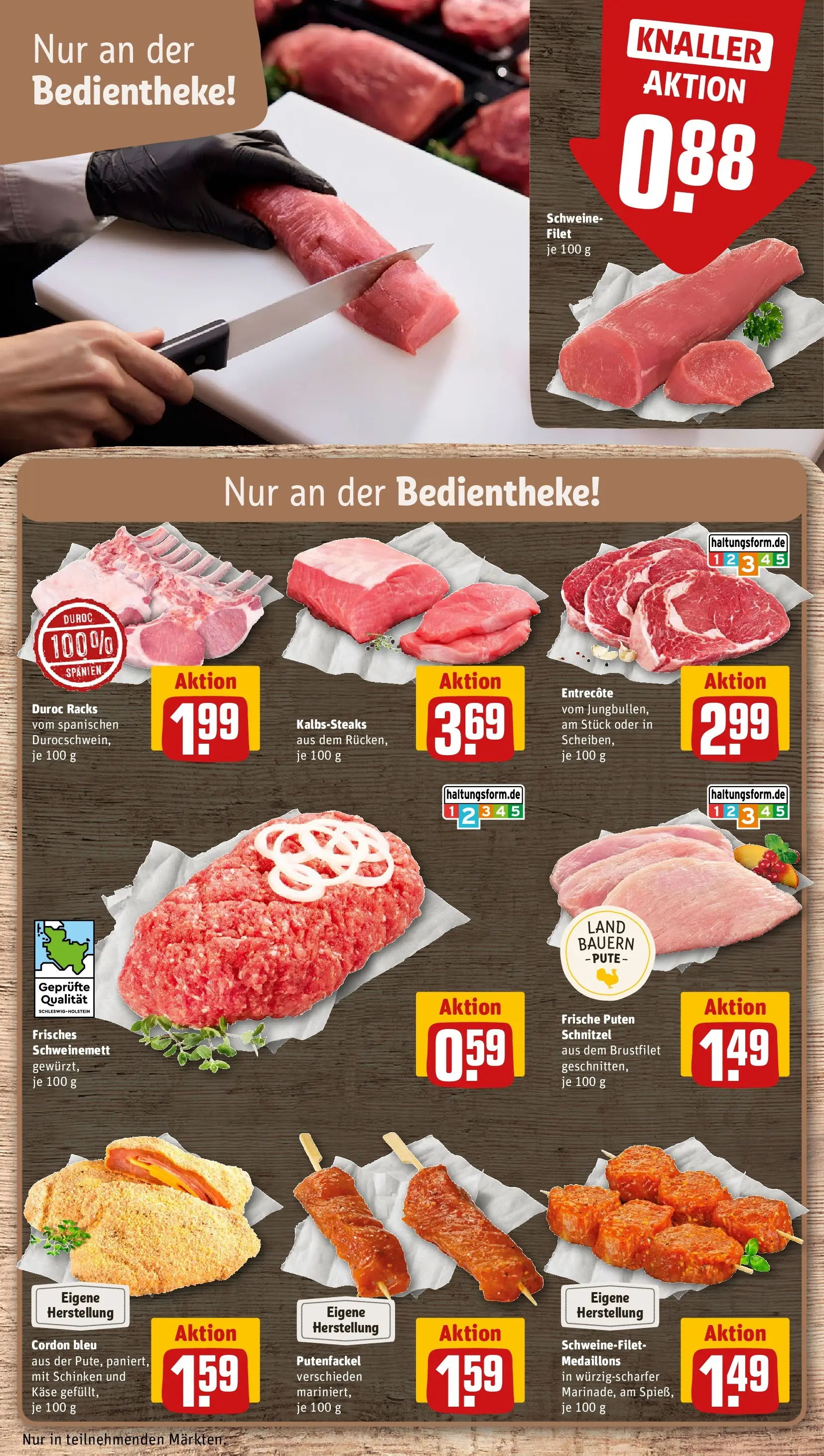 REWE Prospekt ab 09.03.2026 zum Blättern » Angebote | Seite: 10 | Produkte: Käse, Entrecote, Schnitzel, Schweinefilet