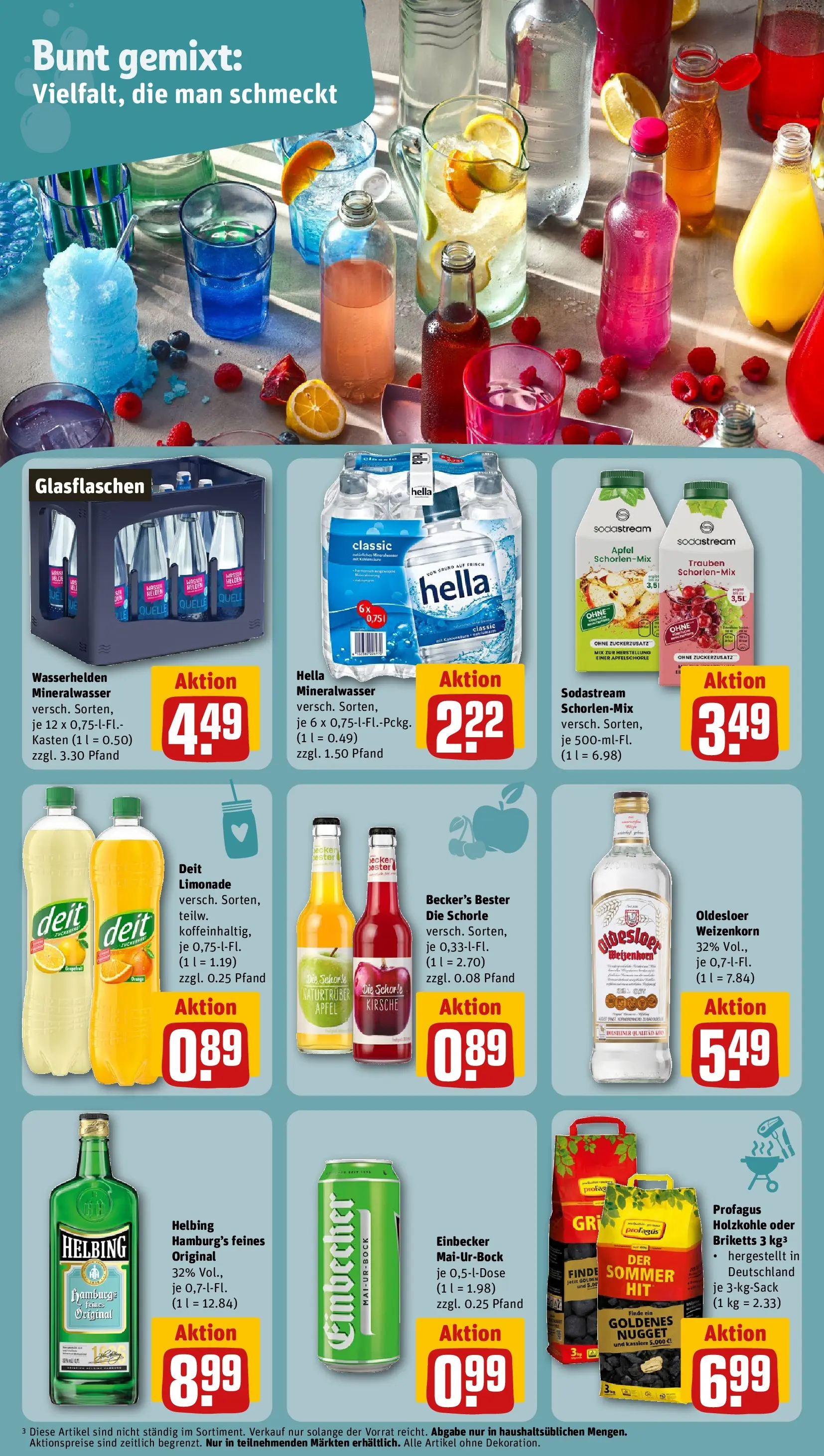 REWE Prospekt ab 09.03.2026 zum Blättern » Angebote | Seite: 16 | Produkte: Äpfel, Limonade, Oldesloer, Mineralwasser