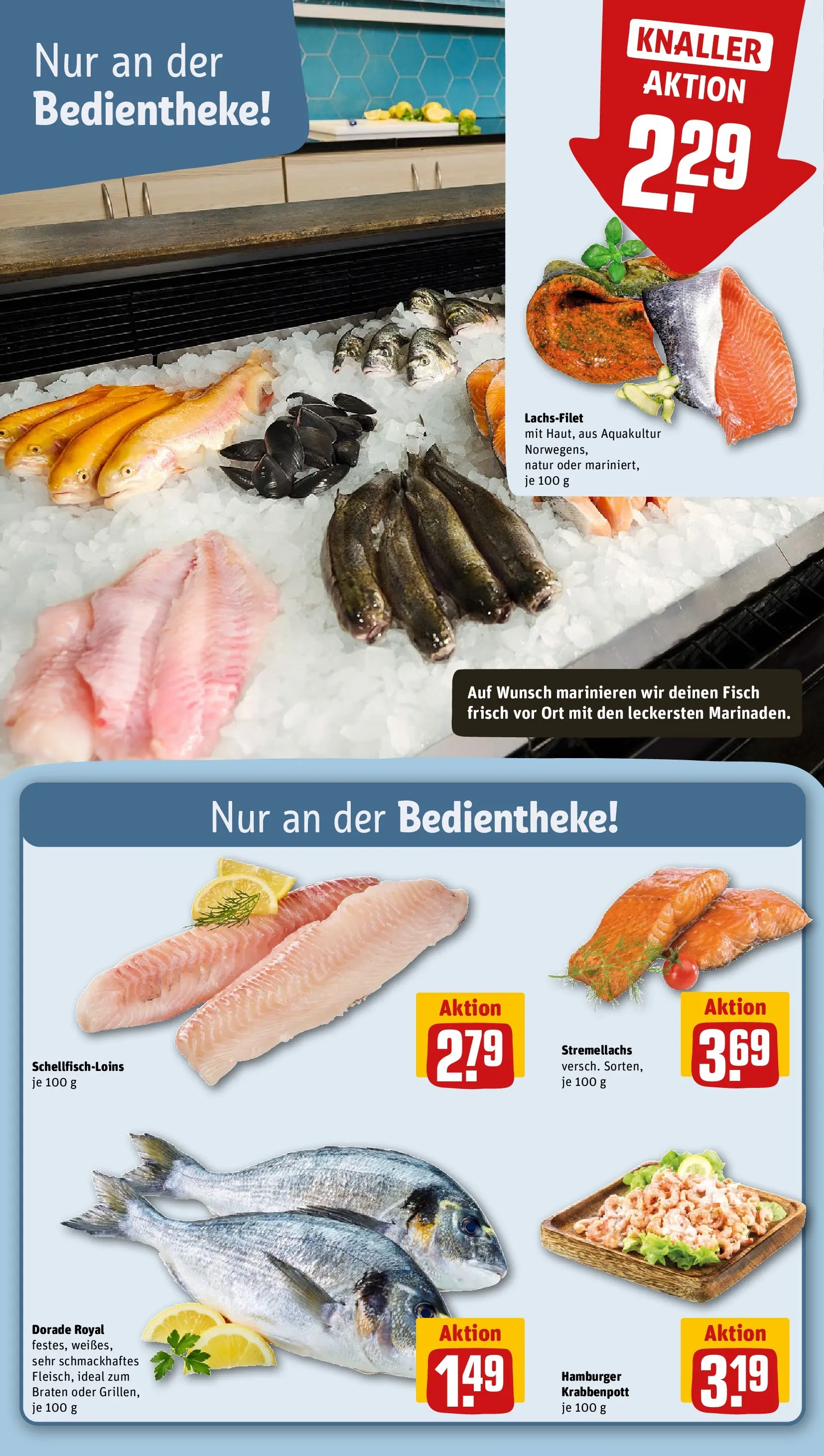 REWE Prospekt ab 09.03.2026 zum Blättern » Angebote | Seite: 29 | Produkte: Dorade, Fisch
