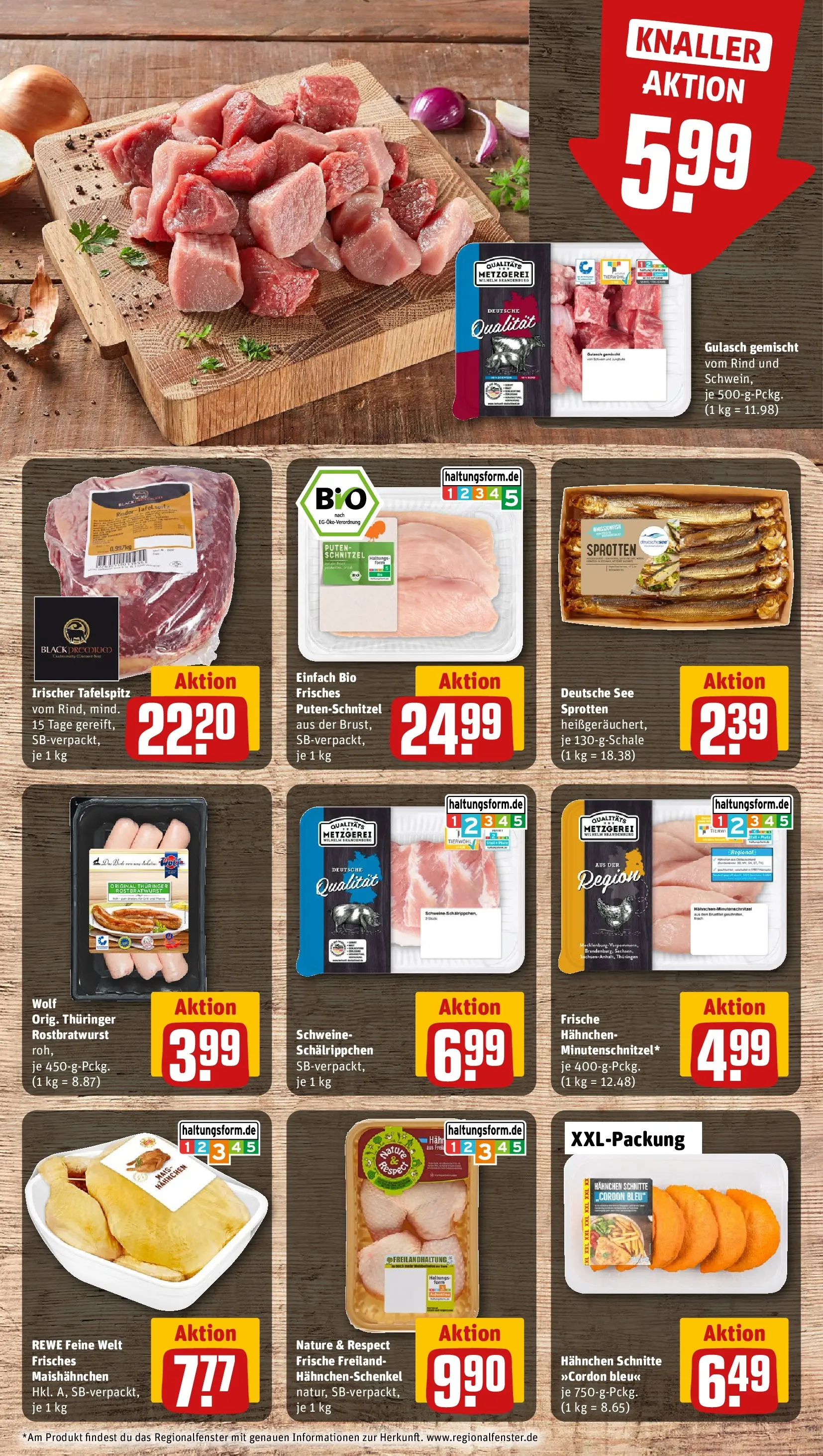 REWE Prospekt ab 09.03.2026 zum Blättern » Angebote | Seite: 8 | Produkte: Hahnchen, Hahnchenschenkel, Schnitzel, Putenschnitzel