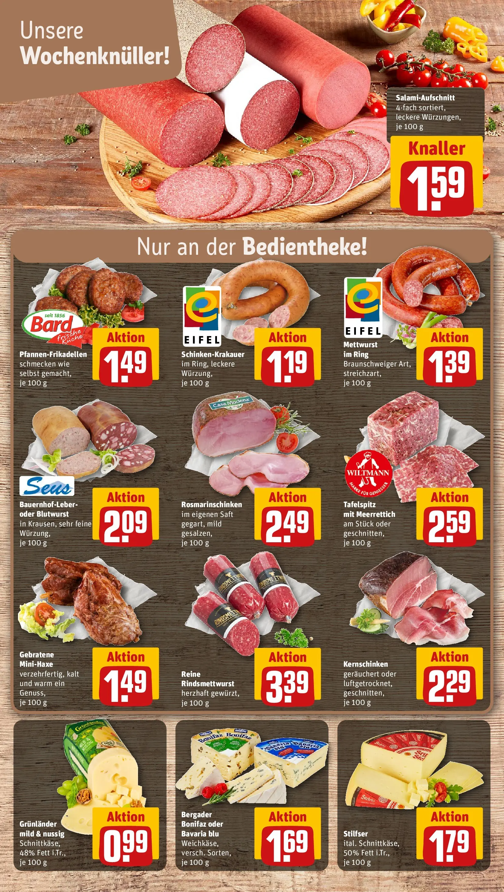 REWE Prospekt ab 09.03.2026 zum Blättern » Angebote | Seite: 9 | Produkte: Tafelspitz, Küche, Grunlander, Saft