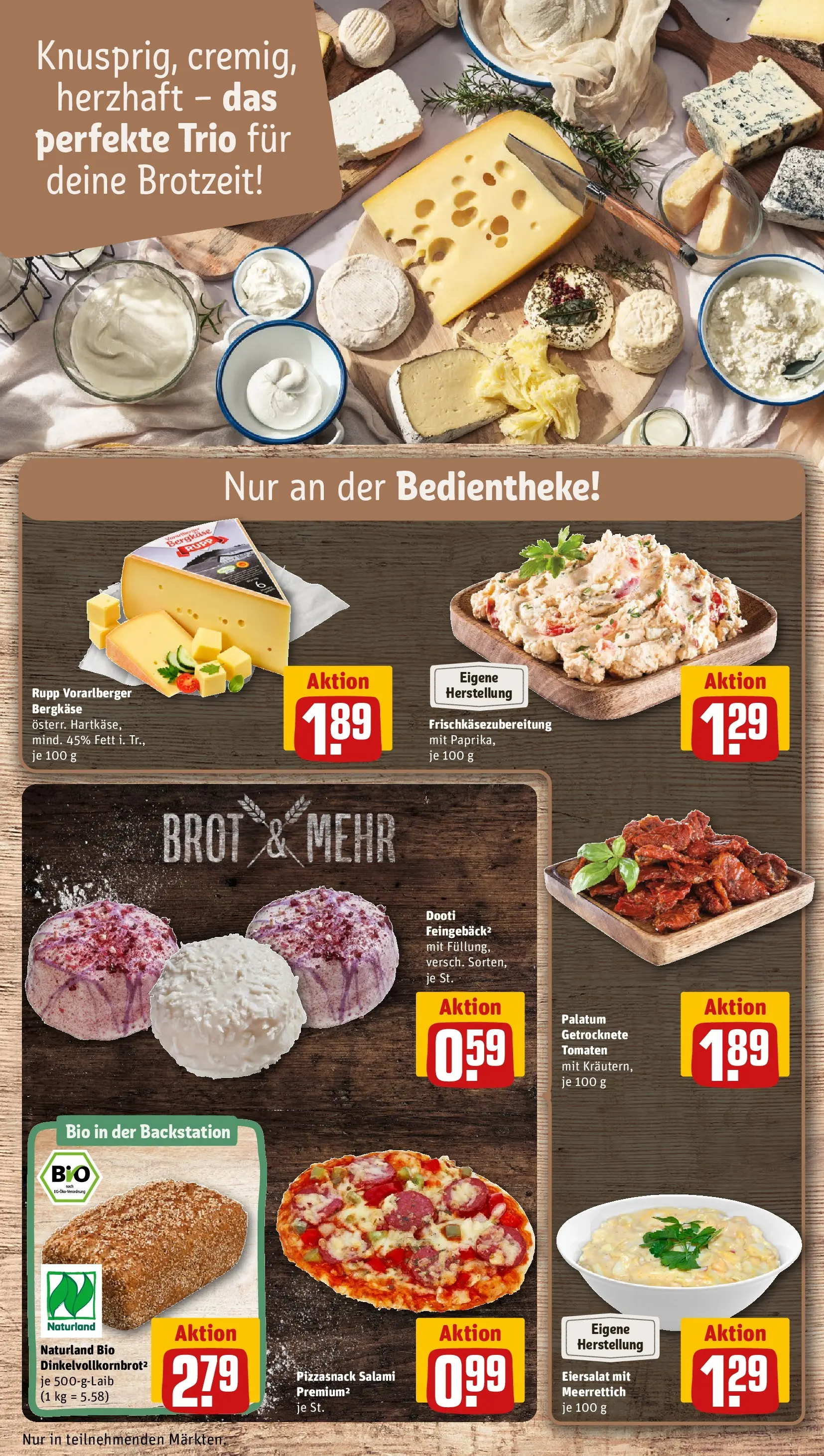 REWE Prospekt ab 09.03.2026 zum Blättern » Angebote | Seite: 11 | Produkte: Tomaten, Paprika, Brot, Salami