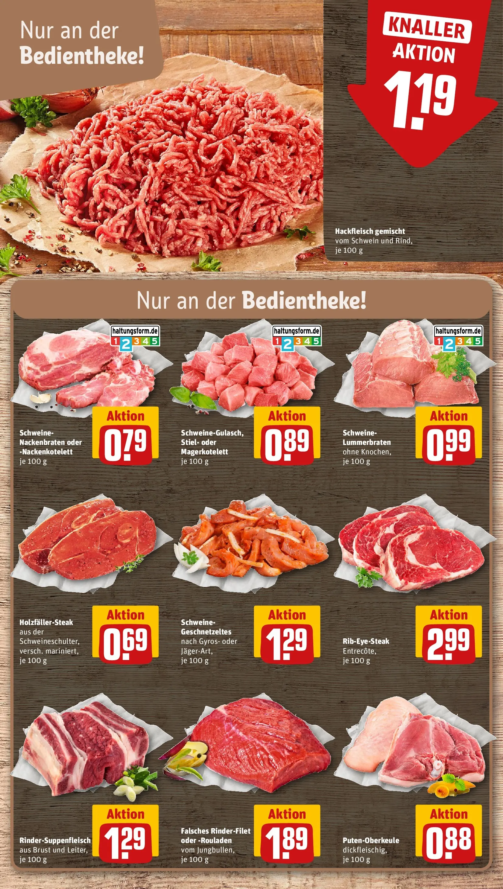 REWE Prospekt ab 09.03.2026 zum Blättern » Angebote | Seite: 8 | Produkte: Rinderfilet, Gyros, Steak, Hackfleisch