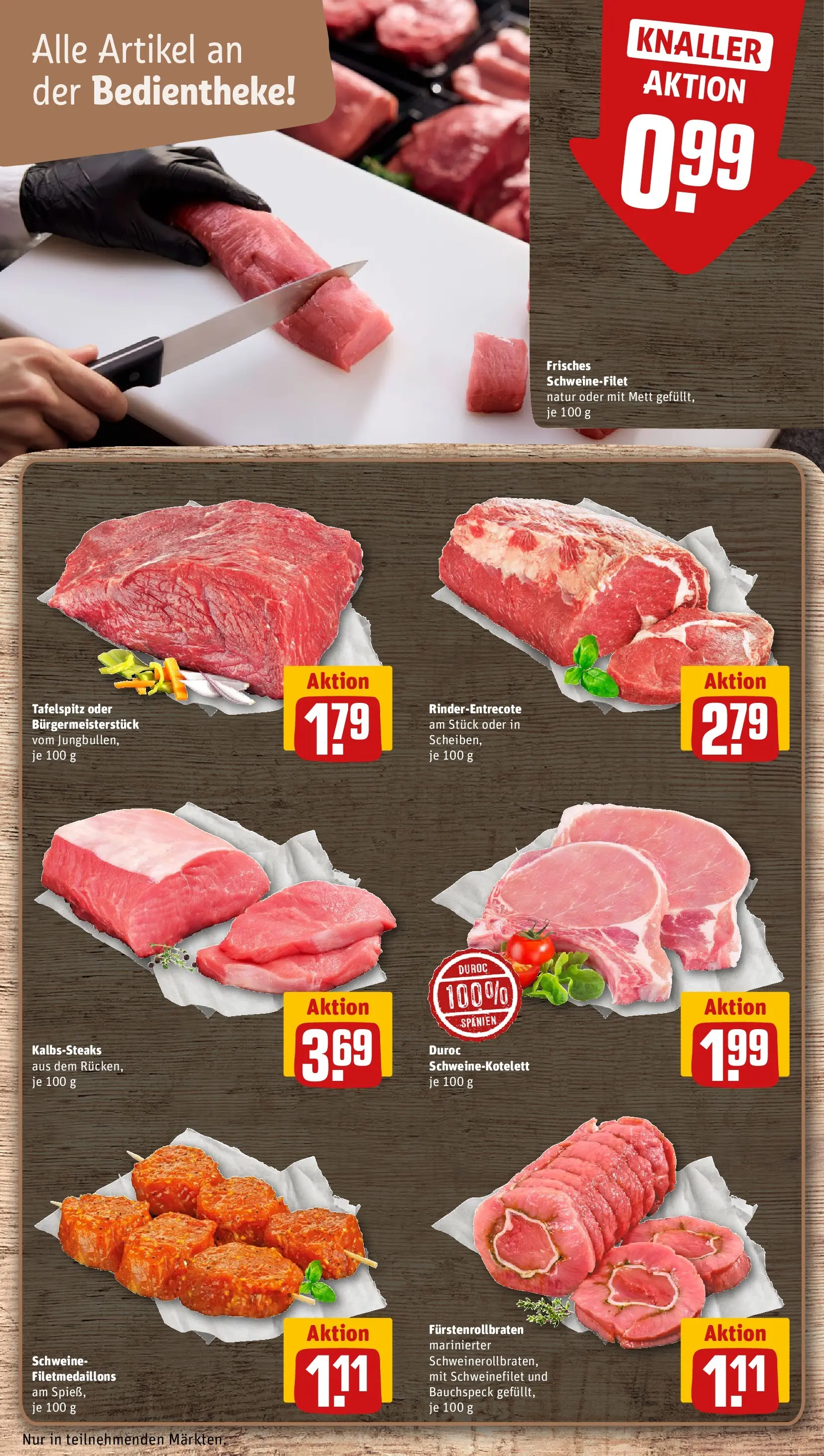 REWE Prospekt ab 09.03.2026 zum Blättern » Angebote | Seite: 10 | Produkte: Tafelspitz, Entrecote, Schweinefilet, Steak