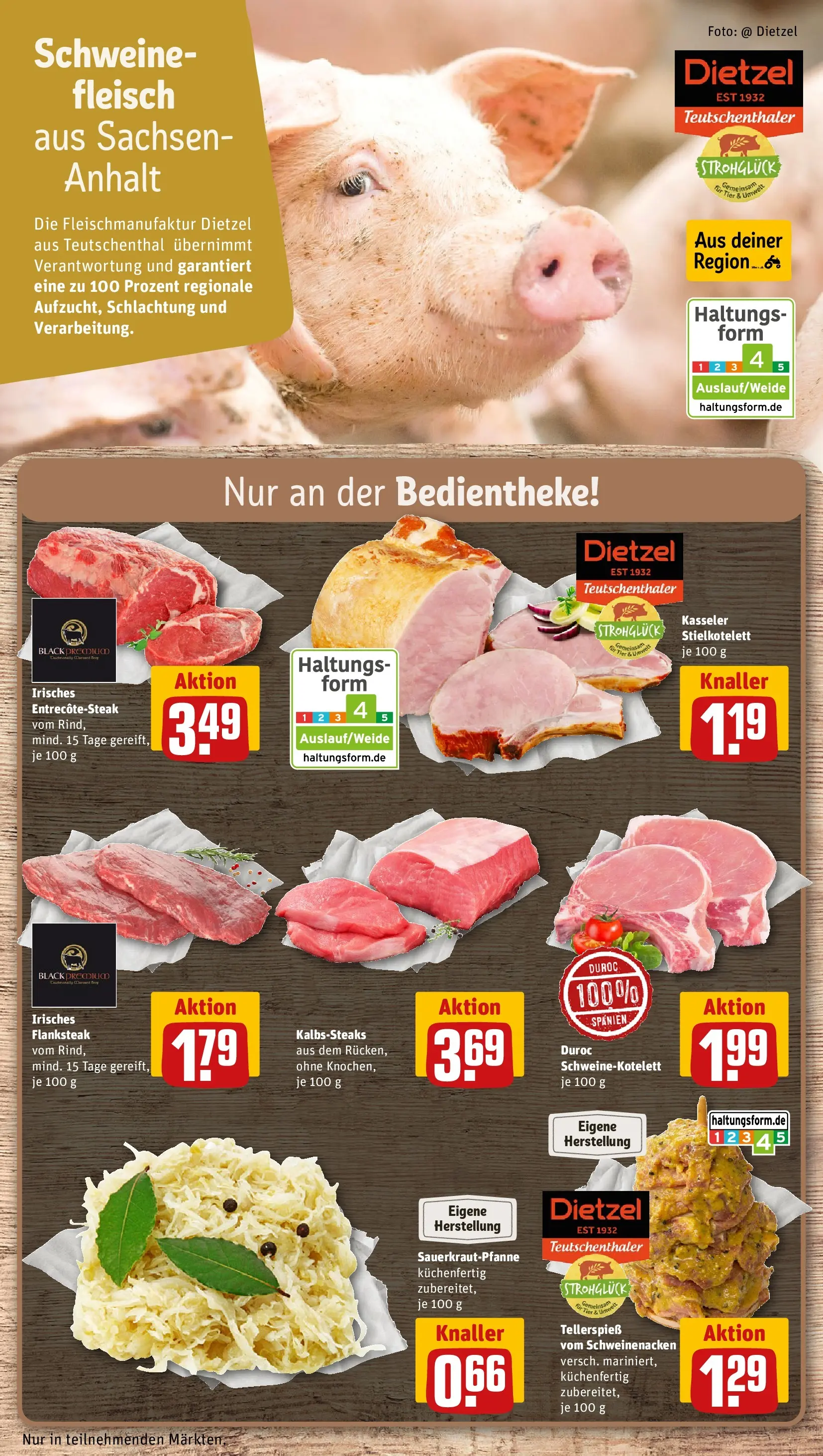 REWE Prospekt ab 09.03.2026 zum Blättern » Angebote | Seite: 10 | Produkte: Schweinenacken, Steak, Fleisch