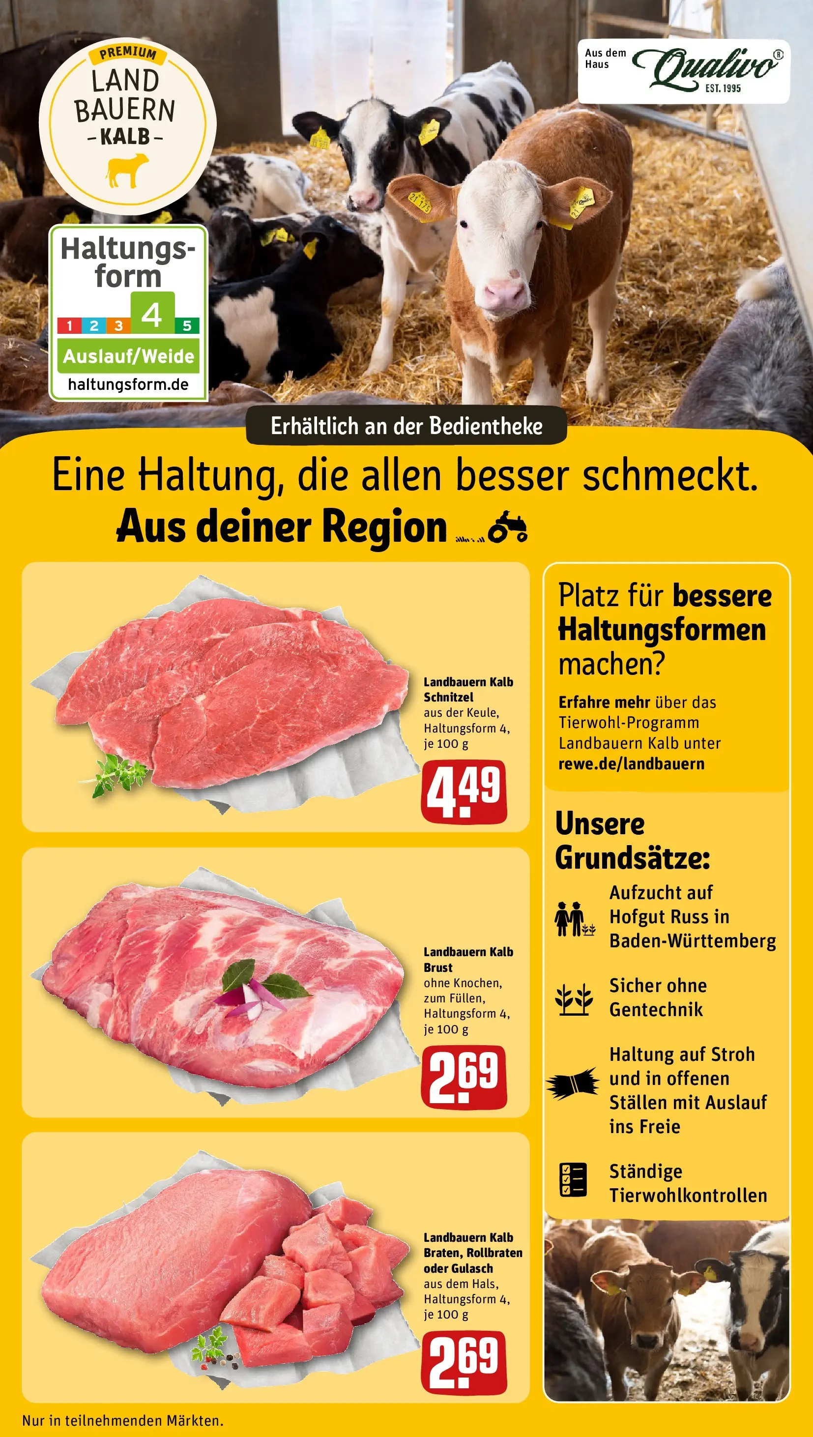 REWE Prospekt ab 09.03.2026 zum Blättern » Angebote | Seite: 13 | Produkte: Schnitzel, Gulasch