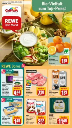 Rewe Prospekt Stolberg / Mausbach	 ab 09.03.2026 gültig