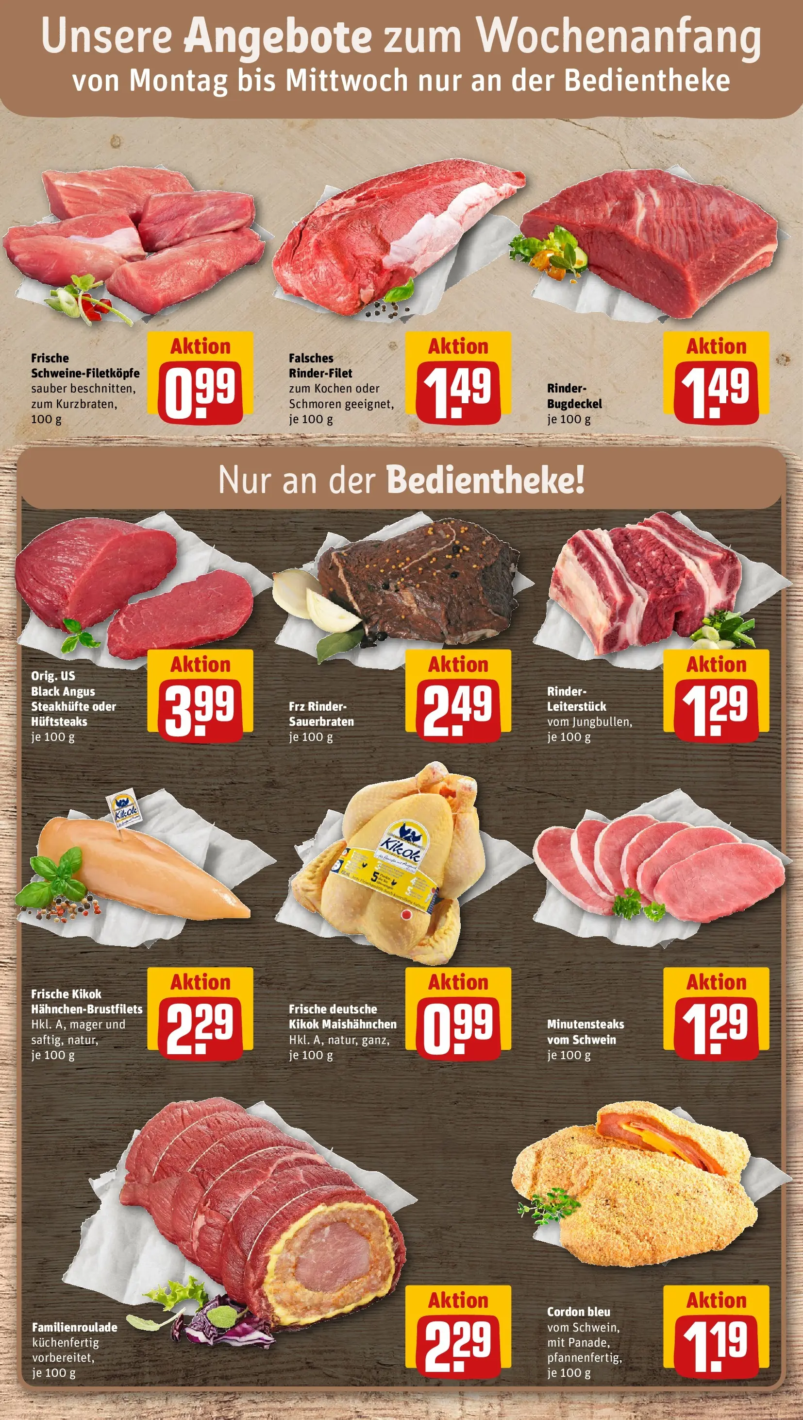 REWE Prospekt ab 09.03.2026 zum Blättern » Angebote | Seite: 8 | Produkte: Rinderfilet, Steak