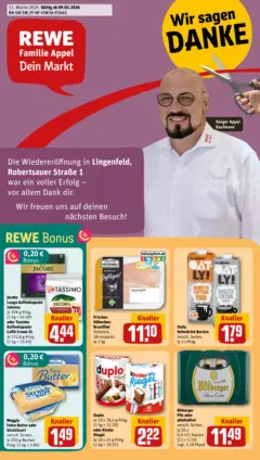 Rewe Prospekt Lingenfeld	 ab 09.03.2026 gültig