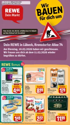 Rewe Prospekt Lübeck	 ab 09.03.2026 gültig