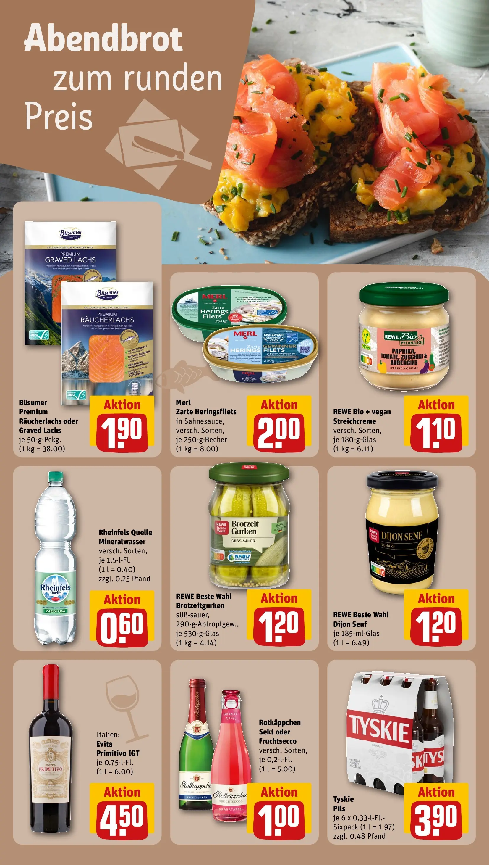 REWE Prospekt ab 09.03.2026 zum Blättern » Angebote | Seite: 16 | Produkte: Äpfel, Lachs, Räucherlachs, Aubergine