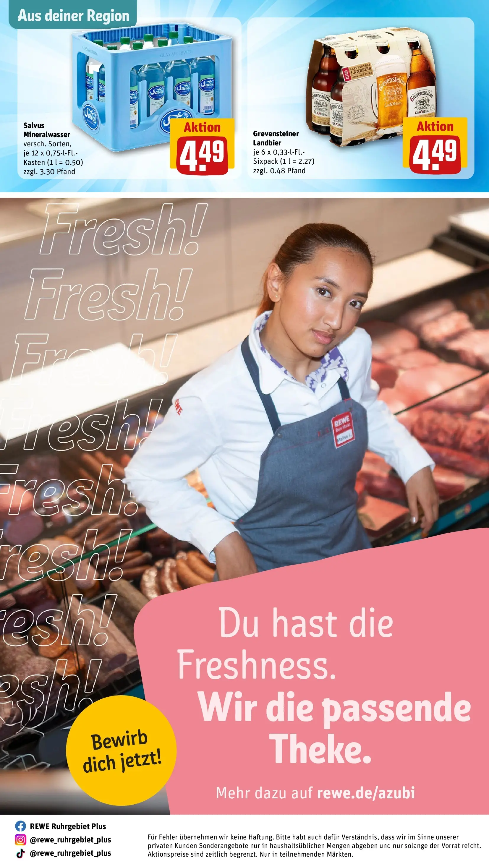 REWE Prospekt ab 09.03.2026 zum Blättern » Angebote | Seite: 24 | Produkte: Mineralwasser, Veltins