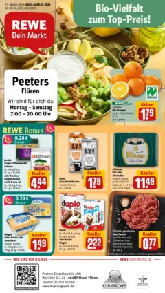 Rewe Prospekt Wesel	 ab 09.03.2026 gültig