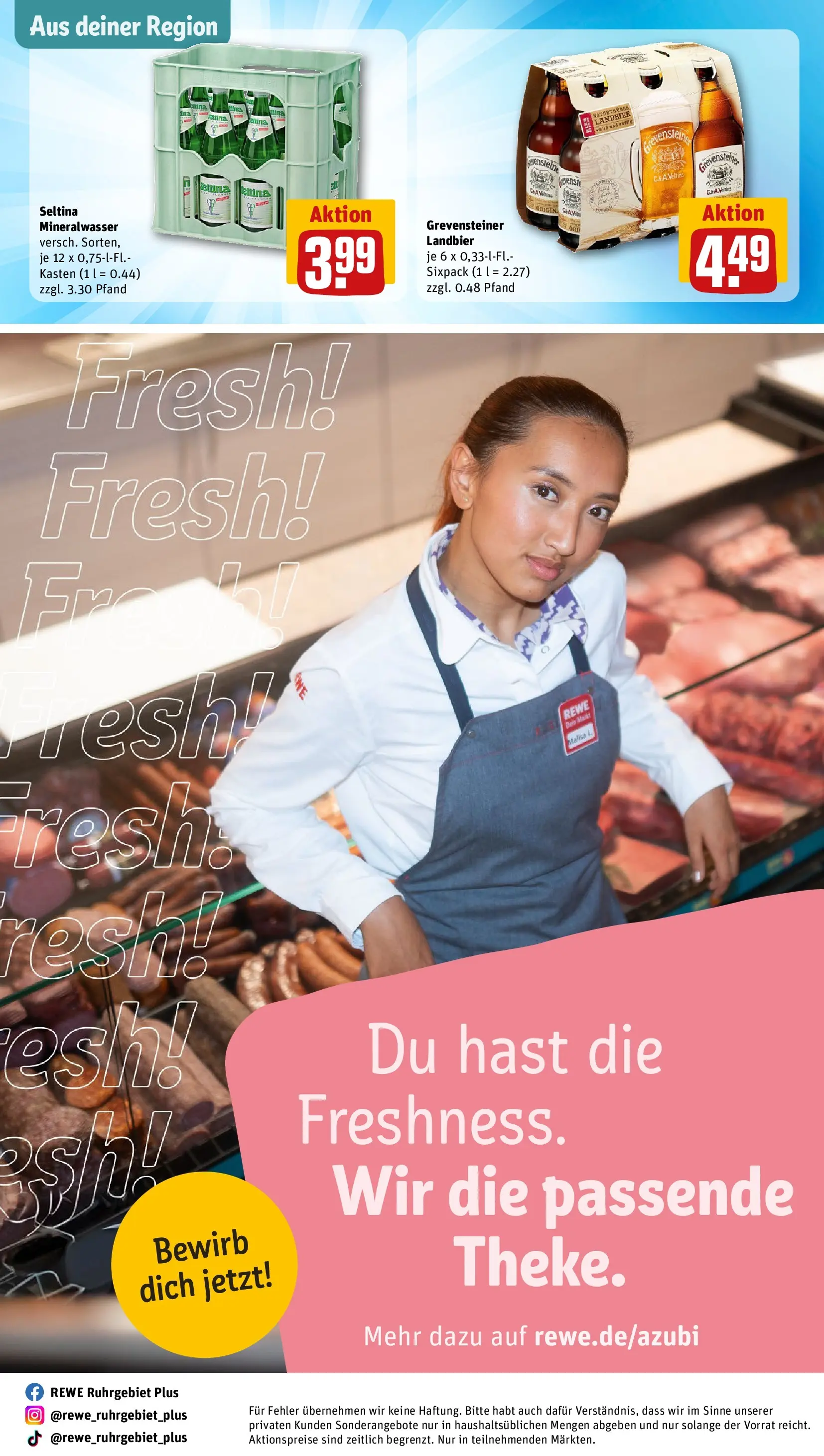 REWE Prospekt ab 09.03.2026 zum Blättern » Angebote | Seite: 29 | Produkte: Mineralwasser