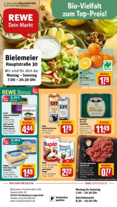 Rewe Prospekt Fröndenberg	 ab 09.03.2026 gültig