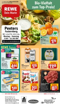 Rewe Prospekt Wesel	 ab 09.03.2026 gültig