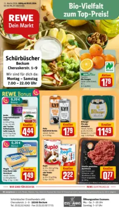 Rewe Prospekt Beckum	 ab 09.03.2026 gültig