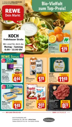 Rewe Prospekt Essen	 ab 09.03.2026 gültig