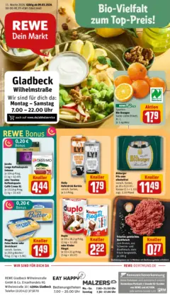 Rewe Prospekt Gladbeck	 ab 09.03.2026 gültig