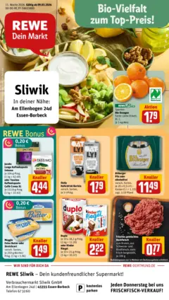 Rewe Prospekt Essen	 ab 09.03.2026 gültig