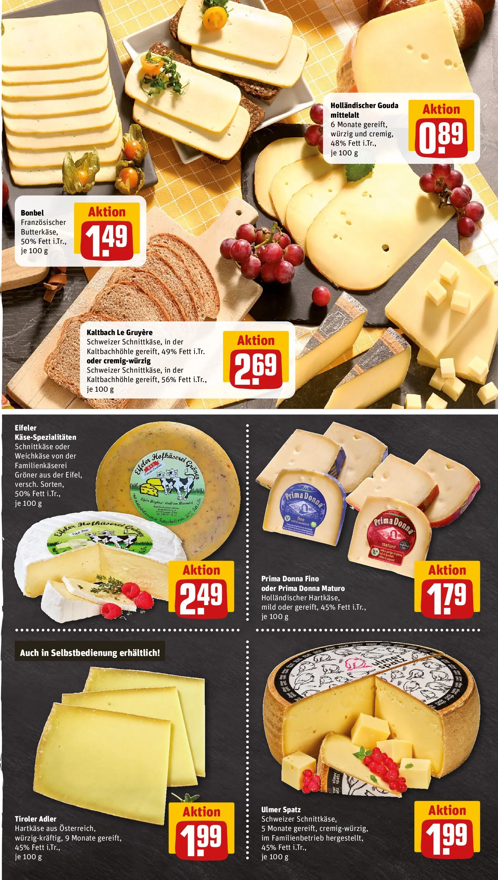 REWE Prospekt ab 09.03.2026 zum Blättern » Angebote | Seite: 9 | Produkte: Gouda