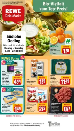 Rewe Prospekt Südlohn	 ab 09.03.2026 gültig