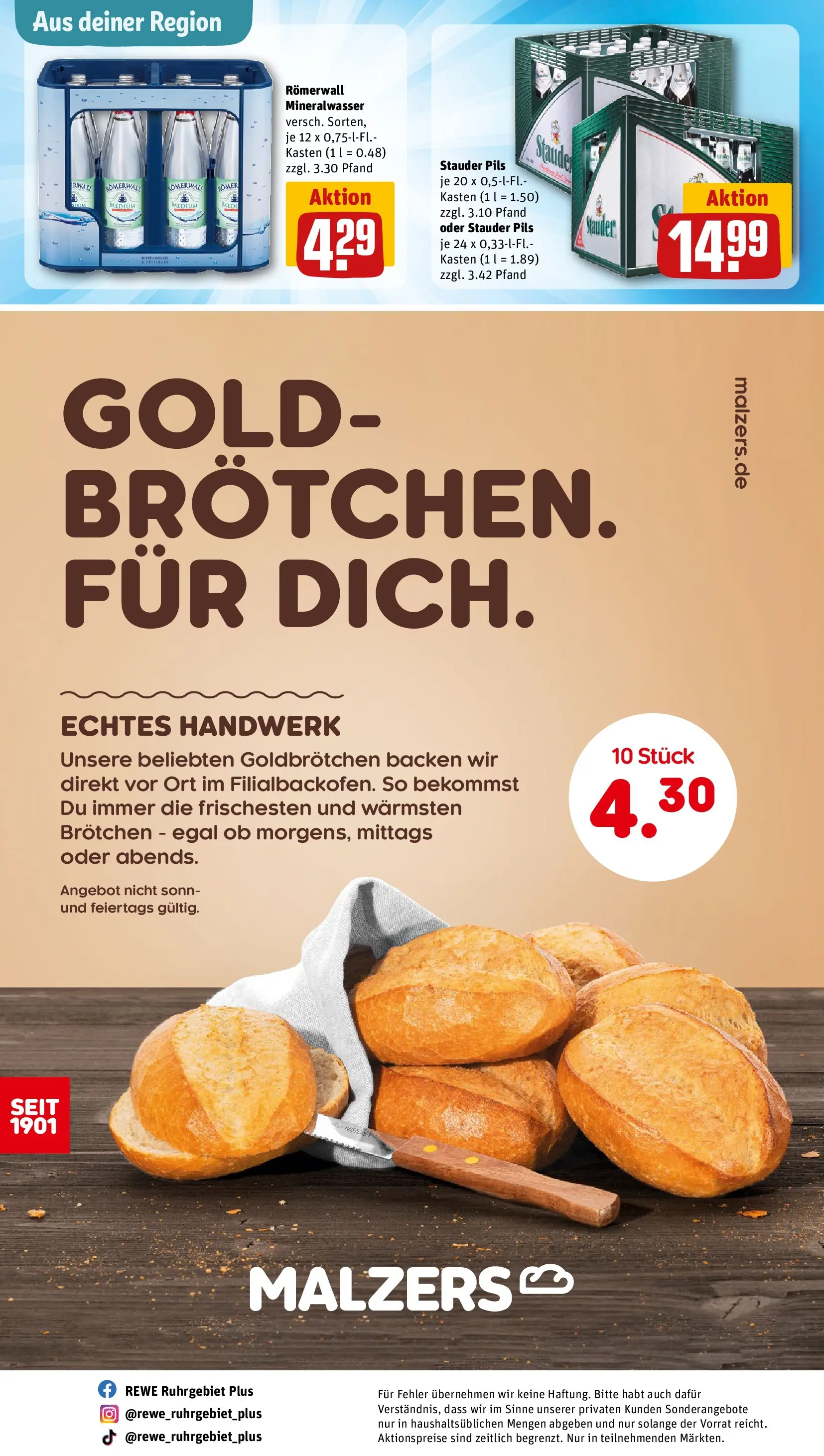 REWE Prospekt ab 09.03.2026 zum Blättern » Angebote | Seite: 28 | Produkte: Pils, Mineralwasser