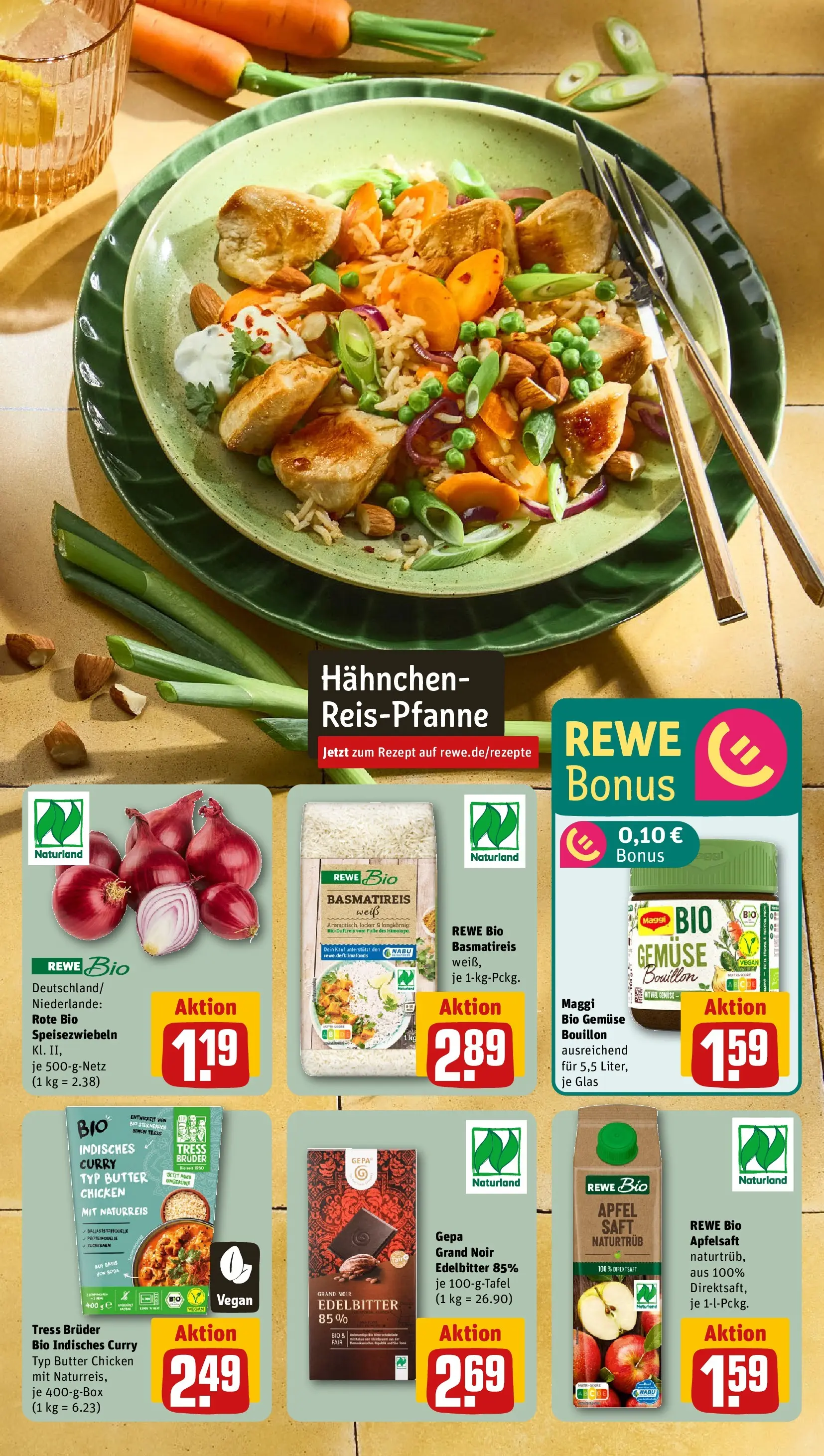 REWE Prospekt ab 09.03.2026 zum Blättern » Angebote | Seite: 5 | Produkte: Butter, Apfelsaft, Apple, Gemüse
