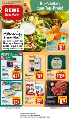 Rewe Prospekt Münster	 ab 09.03.2026 gültig