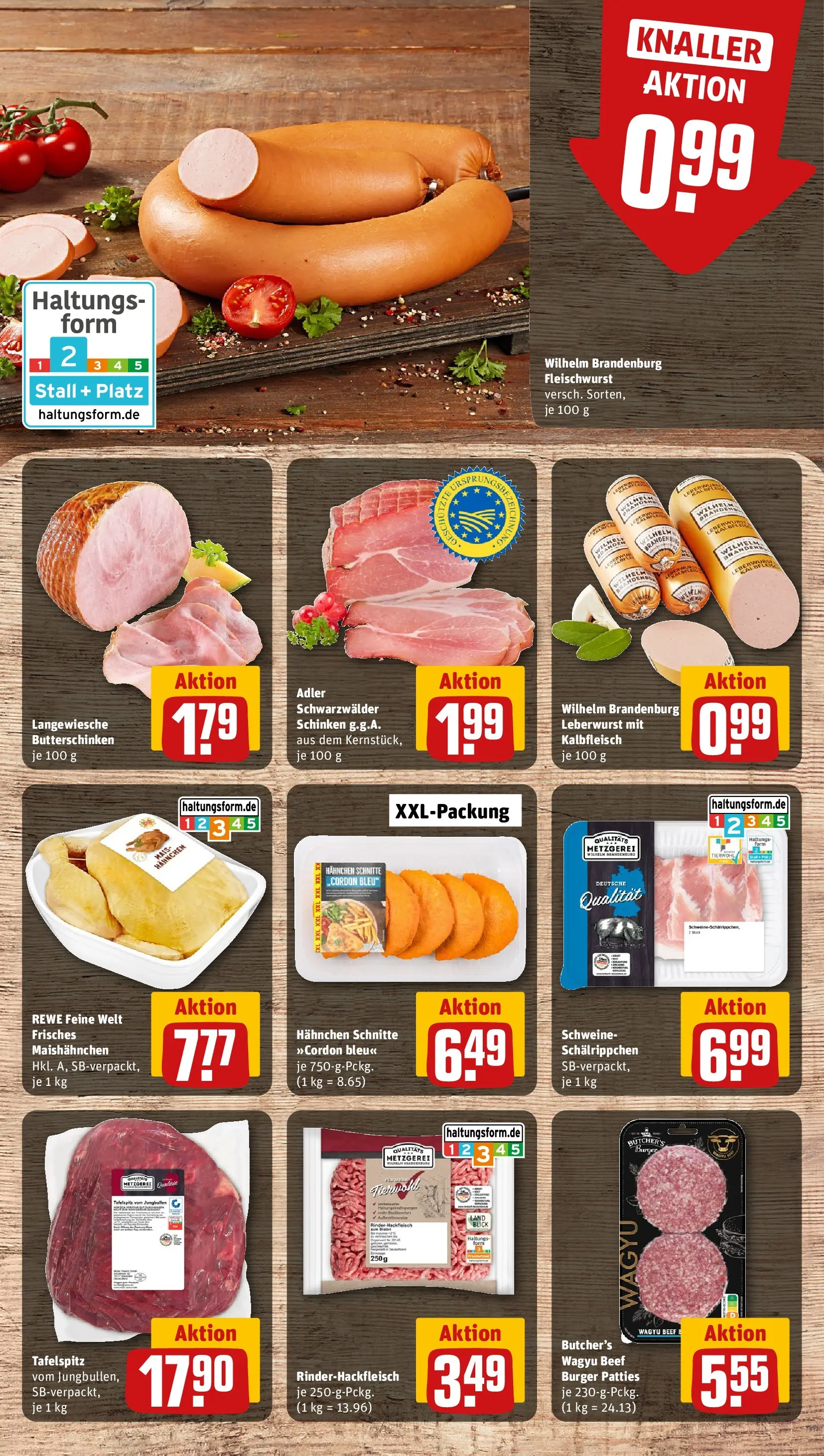 REWE Prospekt ab 09.03.2026 zum Blättern » Angebote | Seite: 8 | Produkte: Tafelspitz, Hahnchen, Burger, Schinken