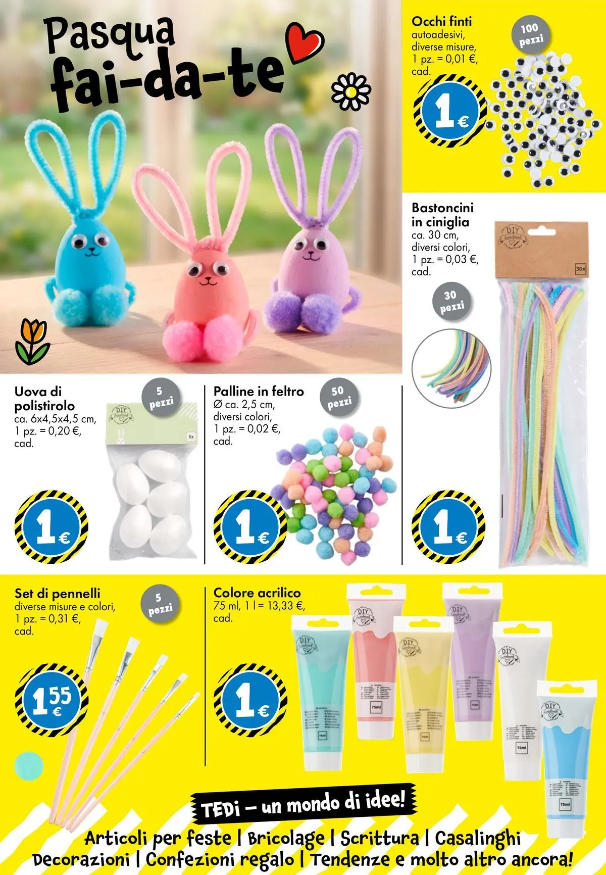 Nuovo TEDi volantino dal 06/03/2026 > offerte anteprima 🛍️ | Pagina: 4 | Prodotti: Uova, Decorazioni