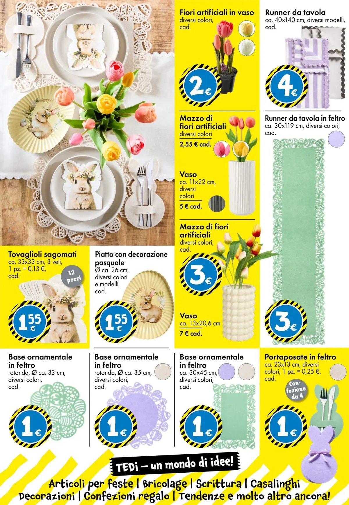 Nuovo TEDi volantino dal 06/03/2026 > offerte anteprima 🛍️ | Pagina: 6 | Prodotti: Piatto, Portaposate, Vaso, Decorazioni