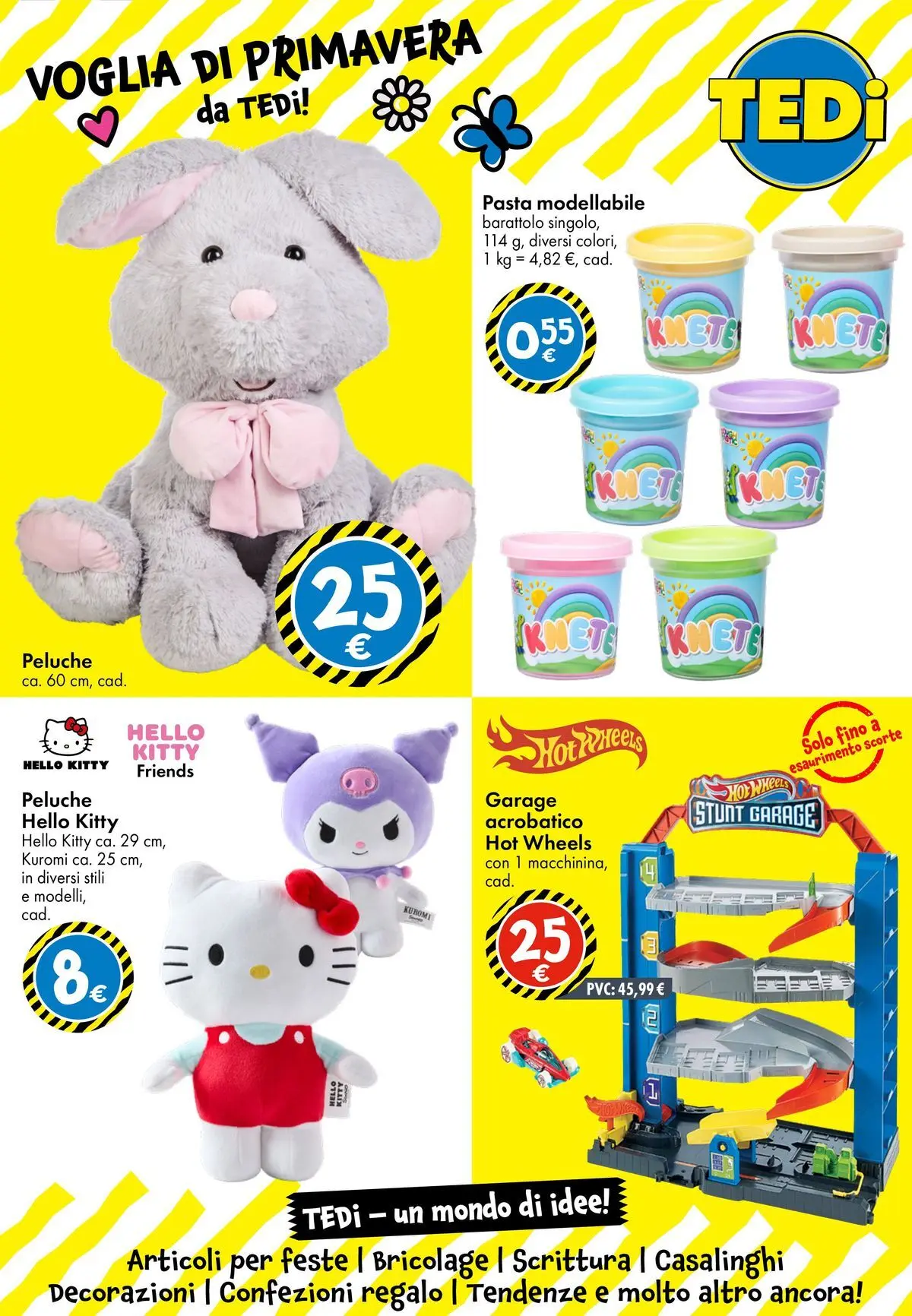 Nuovo TEDi volantino dal 06/03/2026 > offerte anteprima 🛍️ | Pagina: 10 | Prodotti: Peluche, Pasta, Decorazioni