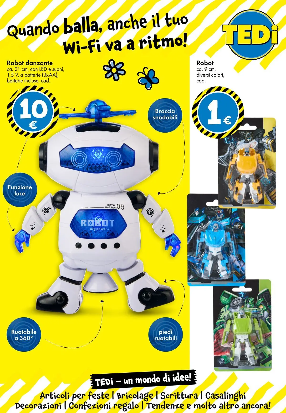 Nuovo TEDi volantino dal 06/03/2026 > offerte anteprima 🛍️ | Pagina: 15 | Prodotti: Robot, Batterie, Decorazioni