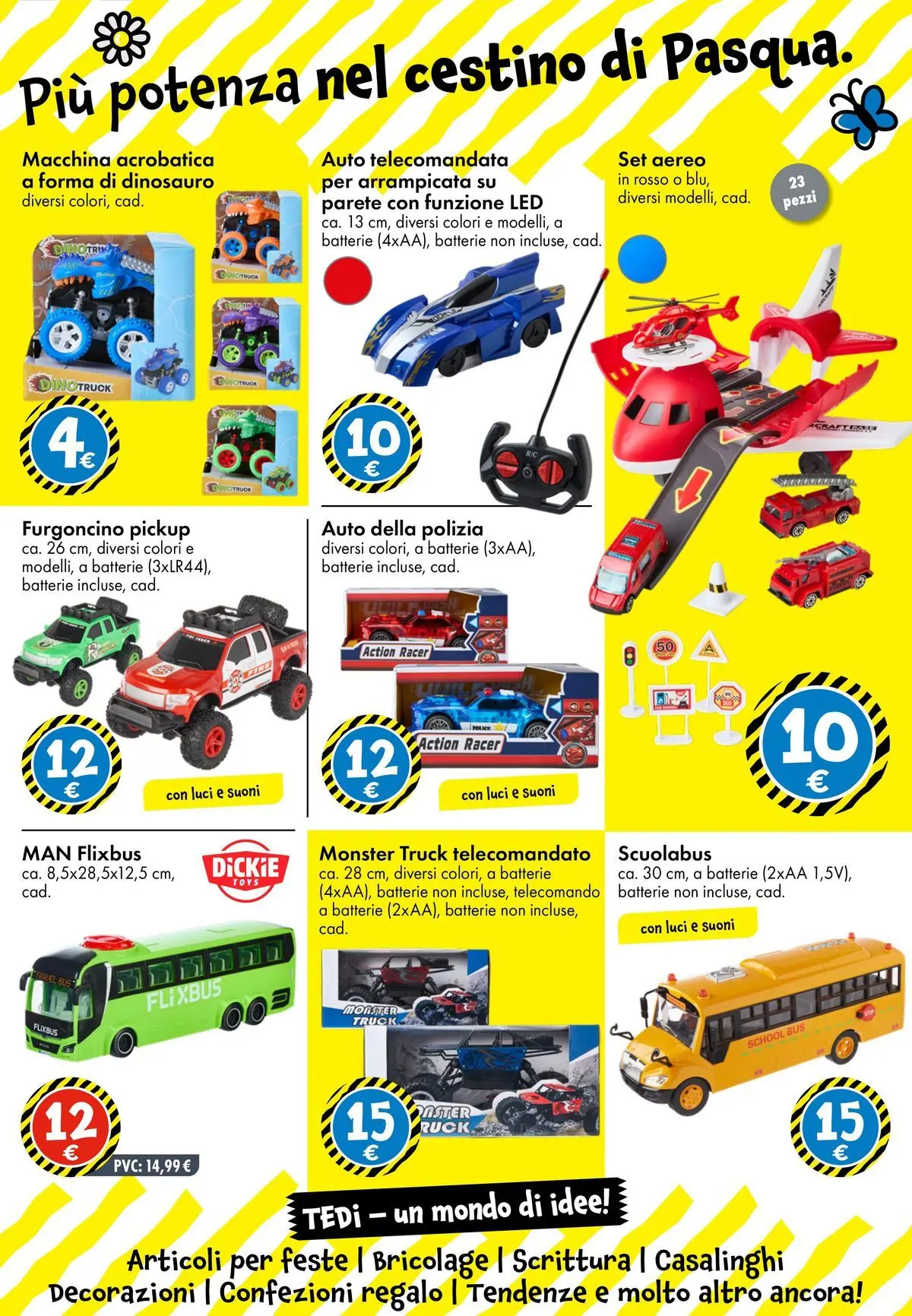 Nuovo TEDi volantino dal 06/03/2026 > offerte anteprima 🛍️ | Pagina: 16 | Prodotti: Telecomando, Cestino, Batterie, Decorazioni