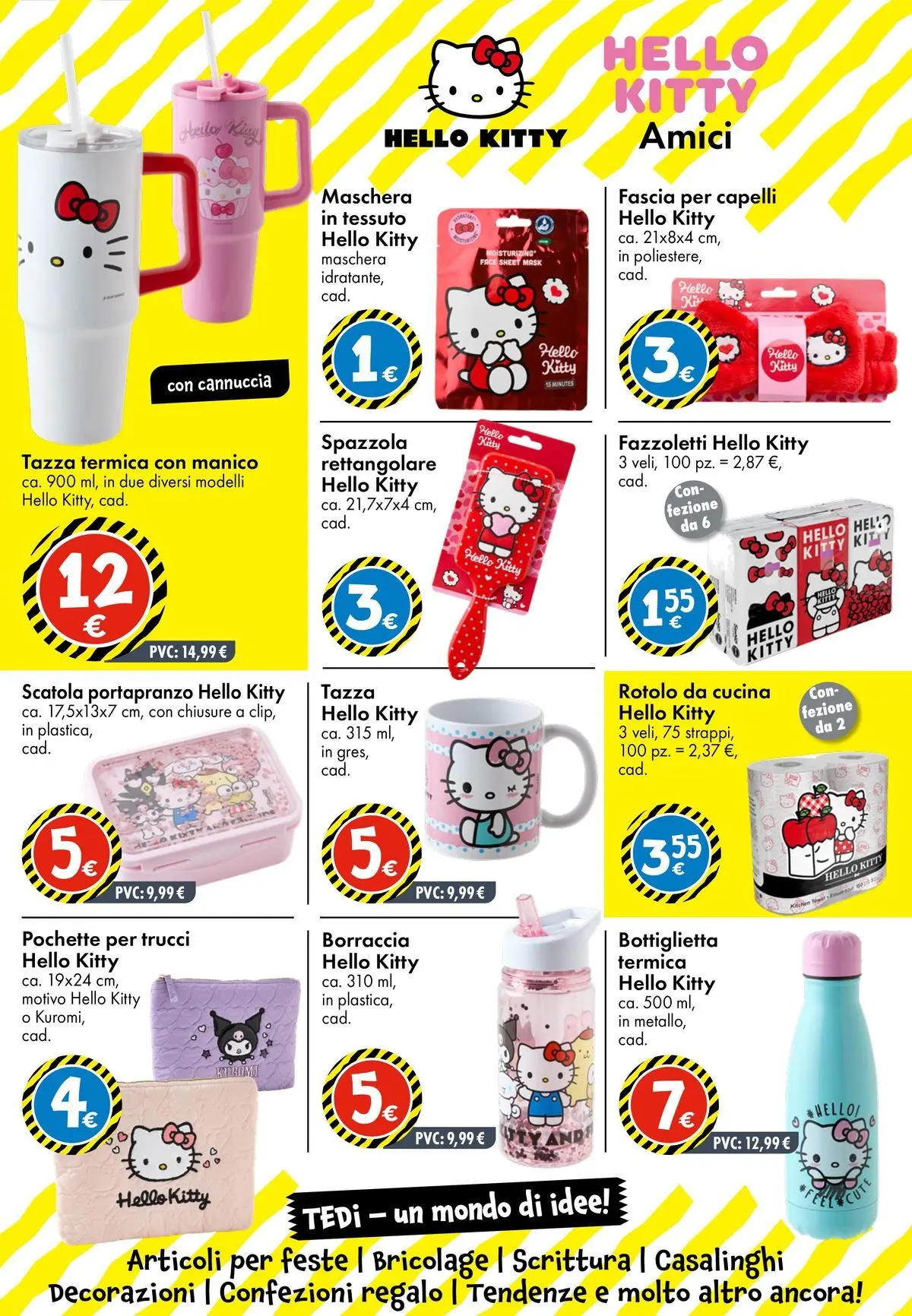 Nuovo TEDi volantino dal 06/03/2026 > offerte anteprima 🛍️ | Pagina: 21 | Prodotti: Spazzola, Maschera, Borraccia, Decorazioni